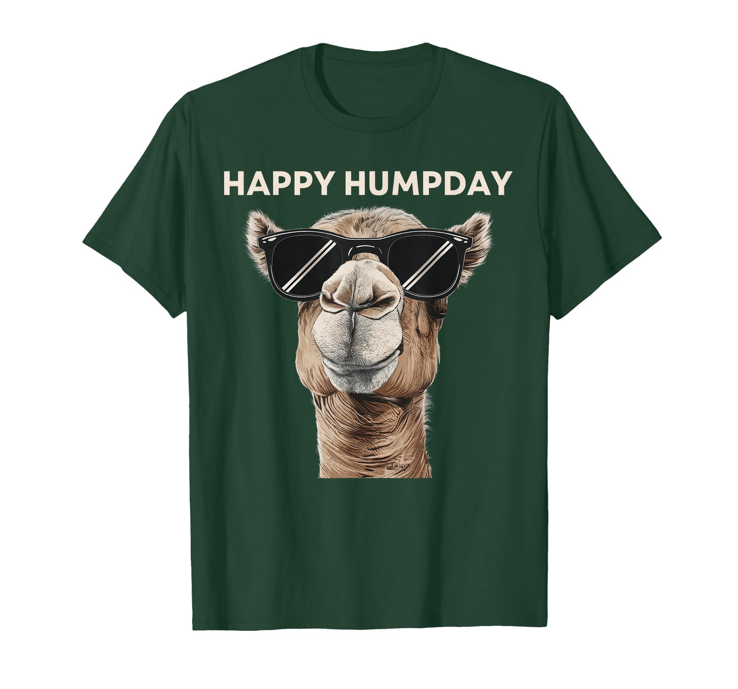 Happy Hump Day Camel Funny Midweek Motivational Quote T-Shirt