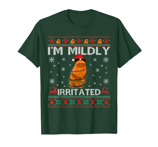 I'm Mildly Irritated Marcus The Worm Christmas Funny Meme T-Shirt