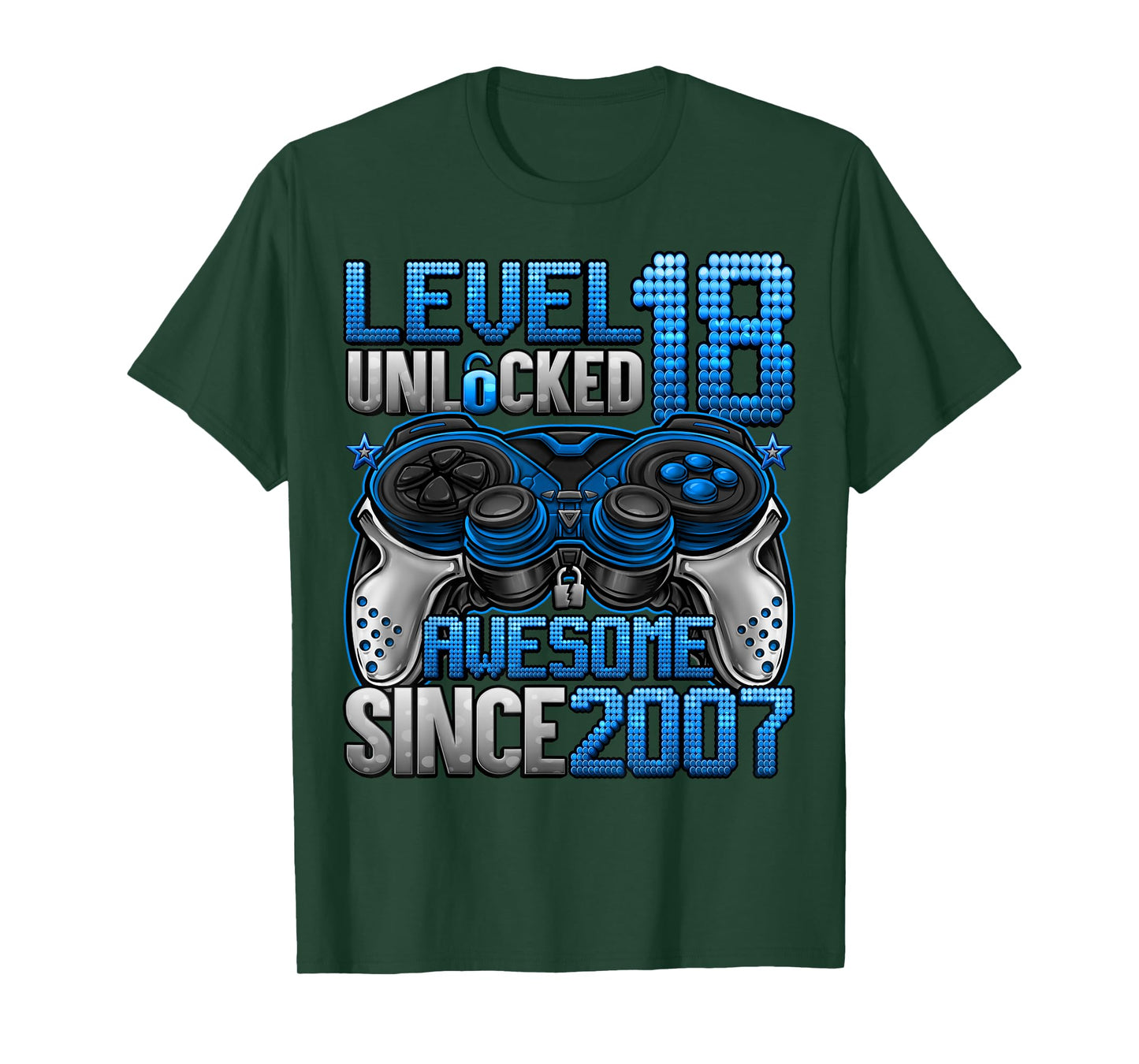 Level 18 Unlocked 18 Year Old Gifts Boys 18th Birthday Boy T-Shirt
