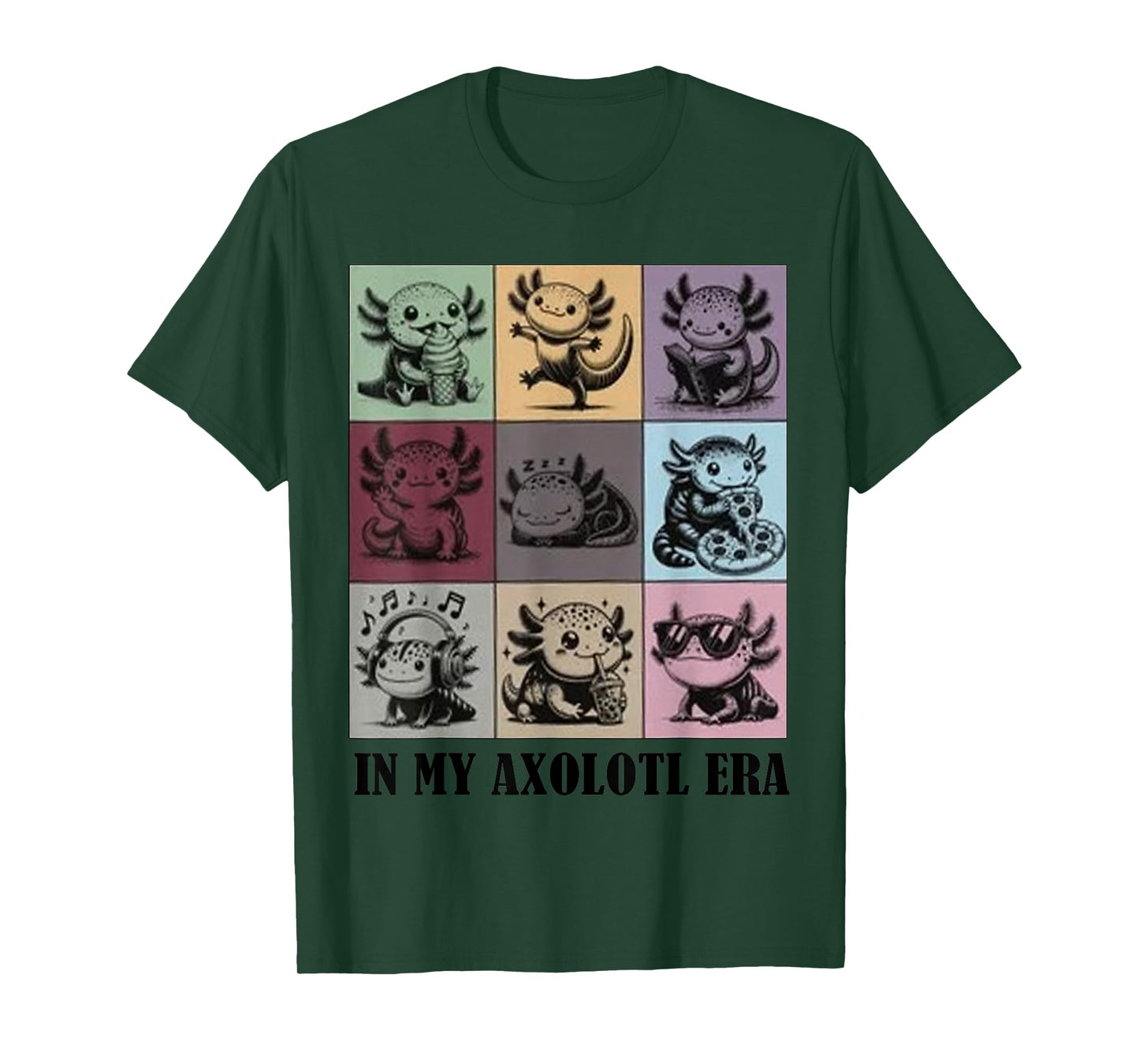 funny Axolotl Quote In My Axolotl Era Graphic Cool Axolotl T-Shirt