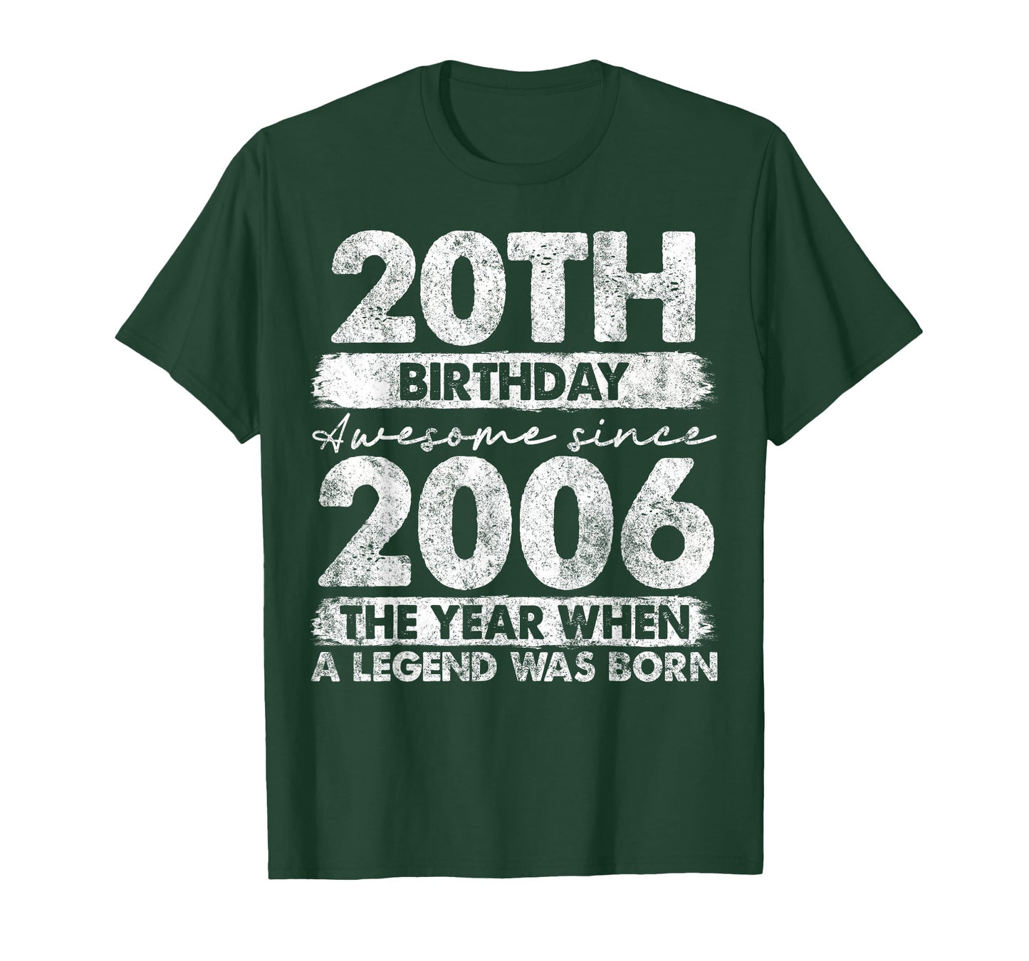 20 Year Old Gifts Vintage 2006 Limited Edition 20th Birthday T-Shirt