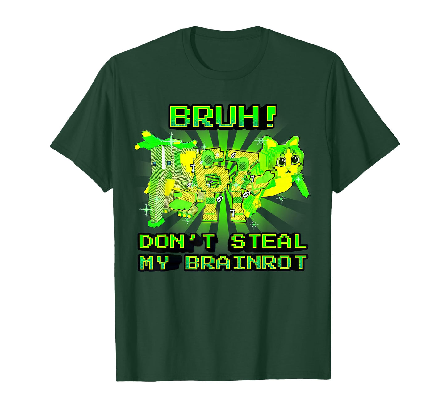 Bruh Don't Steal My OG Brainrots Funny Meme for Boys Kids T-Shirt