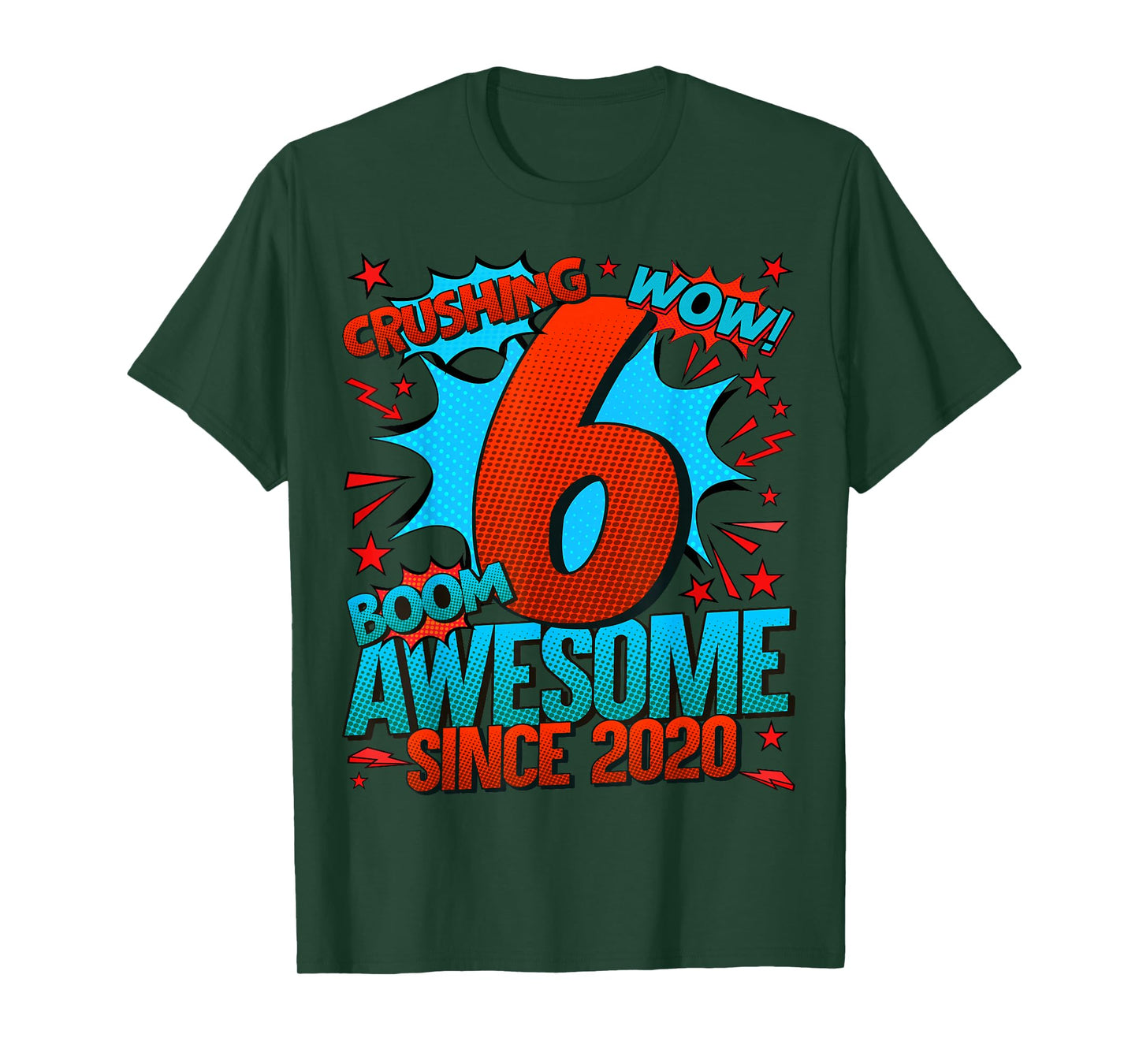 6 Year Old Gifts for Boys 6th Birthday Boy 6 Year Old Boy T-Shirt