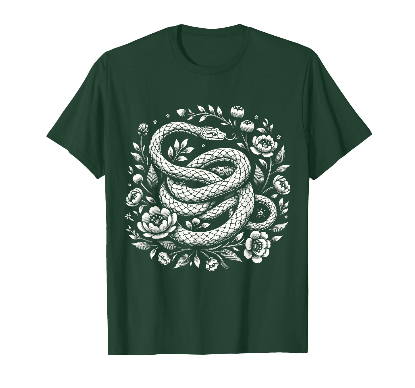 Floral Snake T-Shirt
