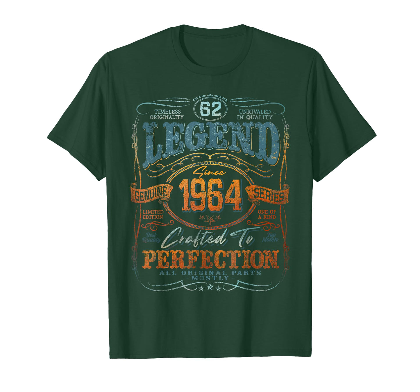 Vintage 1964 Limited Edition Shirt 62 Year Old 62nd Birthday T-Shirt