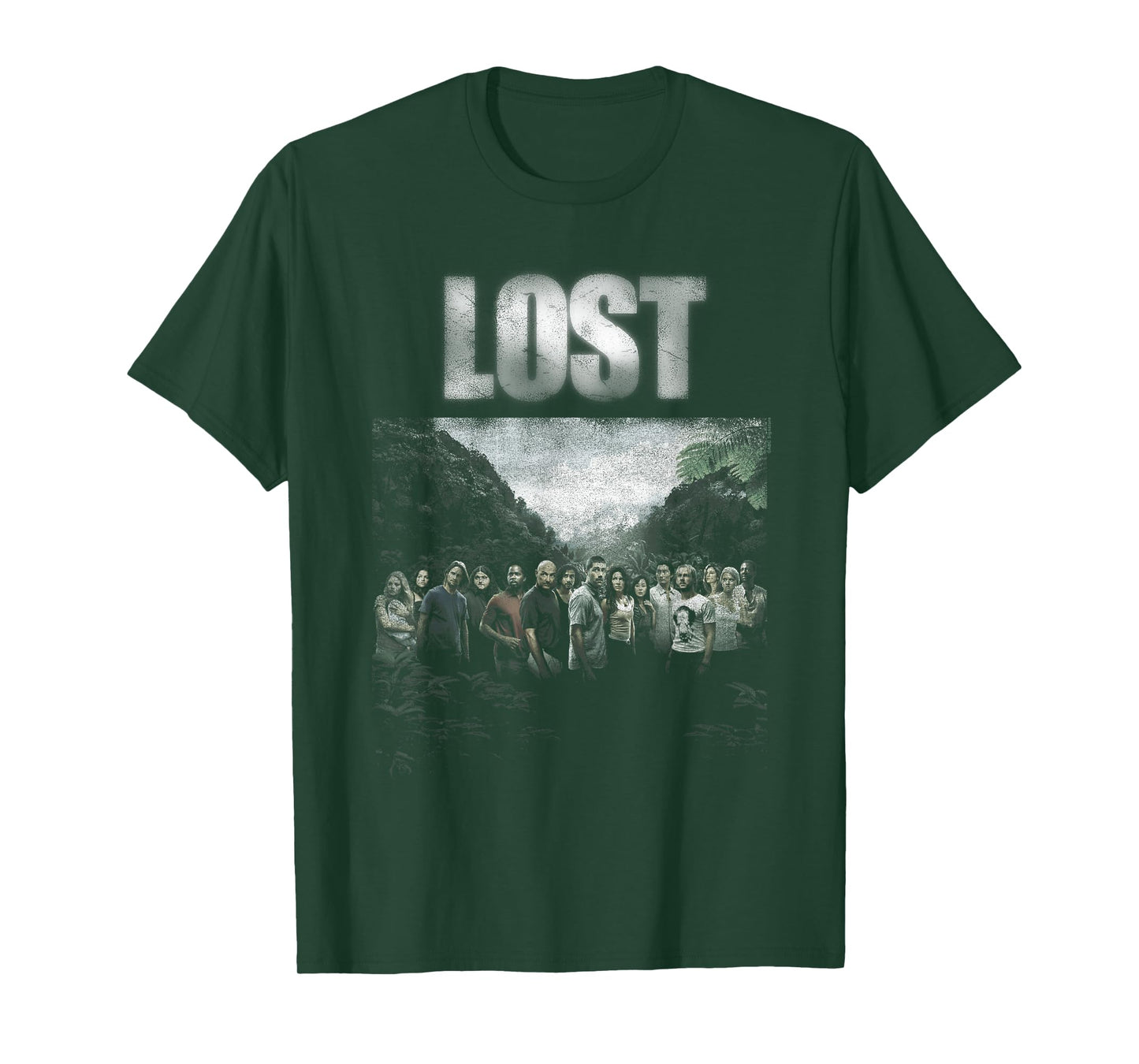 Lost Vintage Distressed Season 2 Cast Photo TV Show T-Shirt