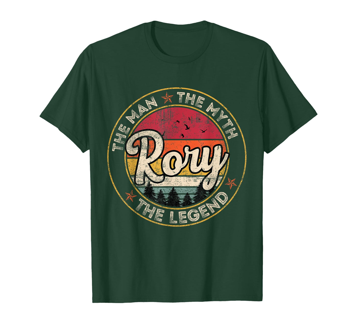 Rory The Man The Myth The Legend Personalized Name T-Shirt