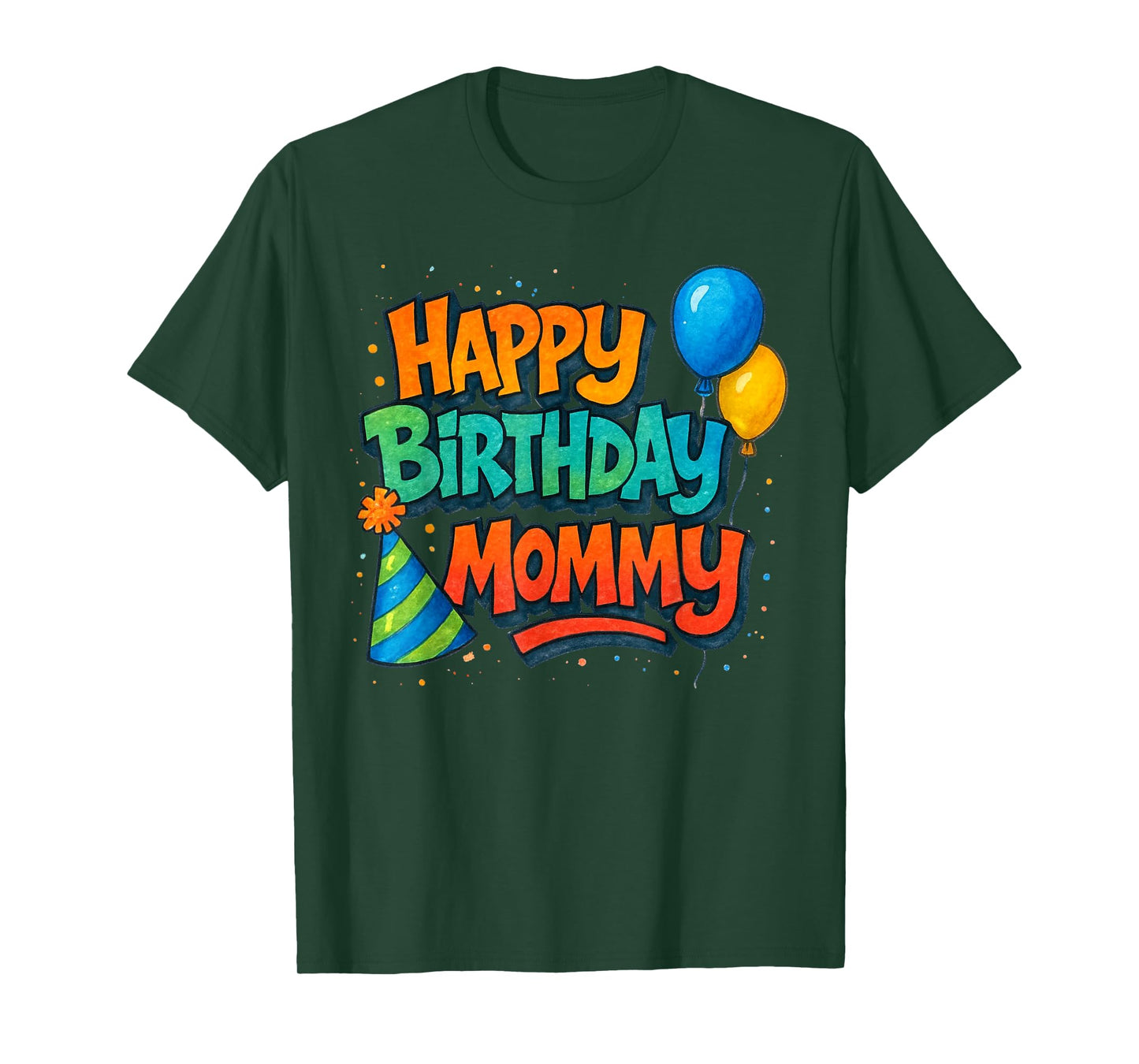 Happy Birthday Mommy Cute Toddler Mom's Birthday Gift T-Shirt
