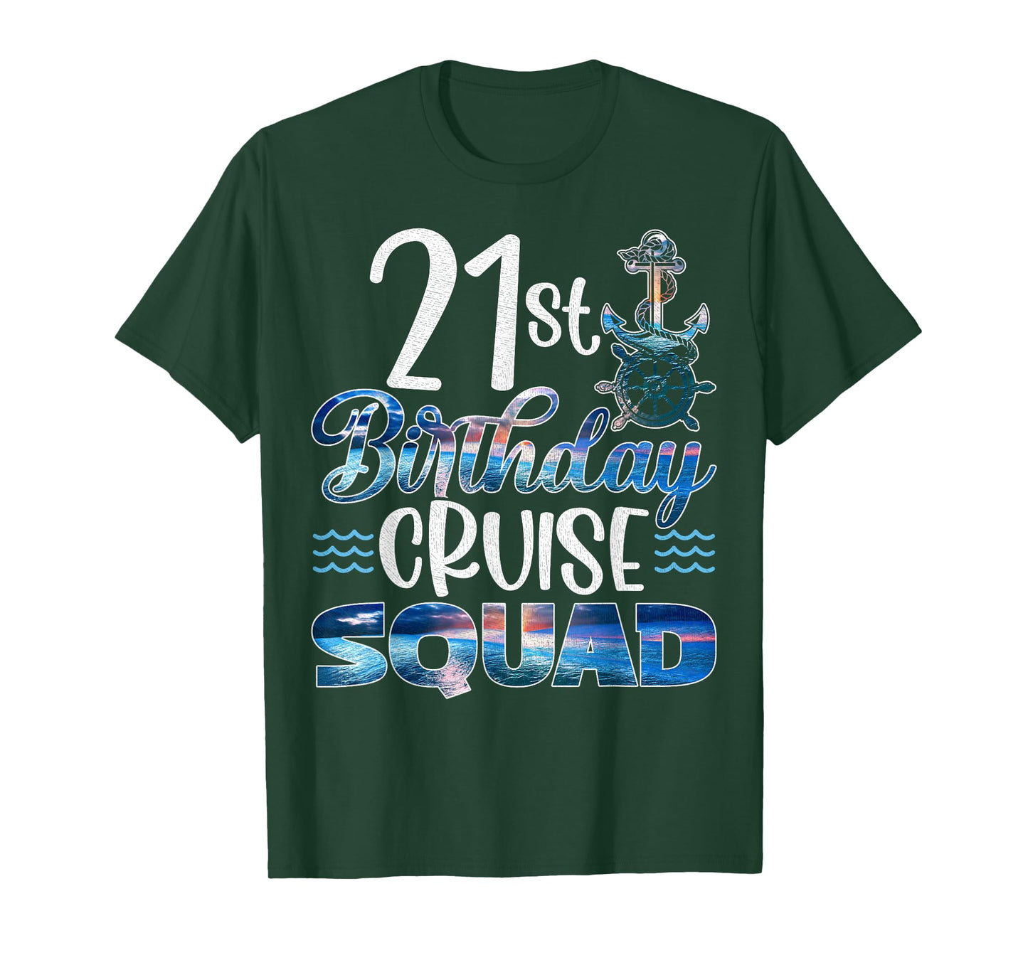 21st Birthday Squad Cruise Birthday Trip Cruise Birthday T-Shirt
