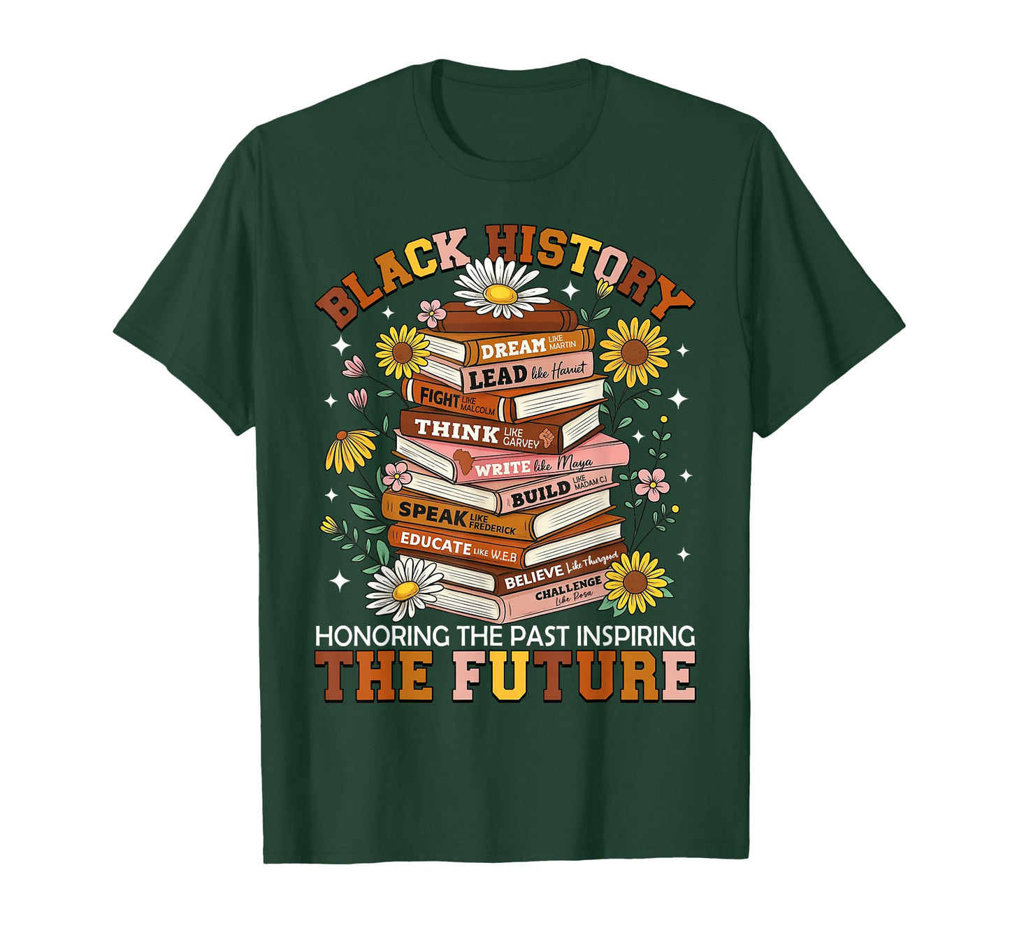Black History Month Black Leaders African American Teachers T-Shirt