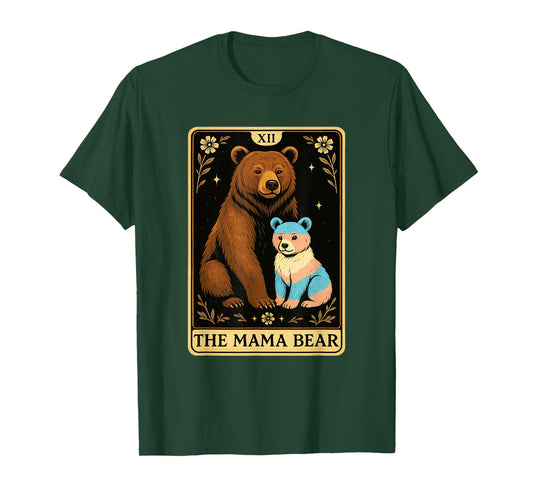 Mama Bear Trans Pride Trans Transgender Momma Bear T-Shirt