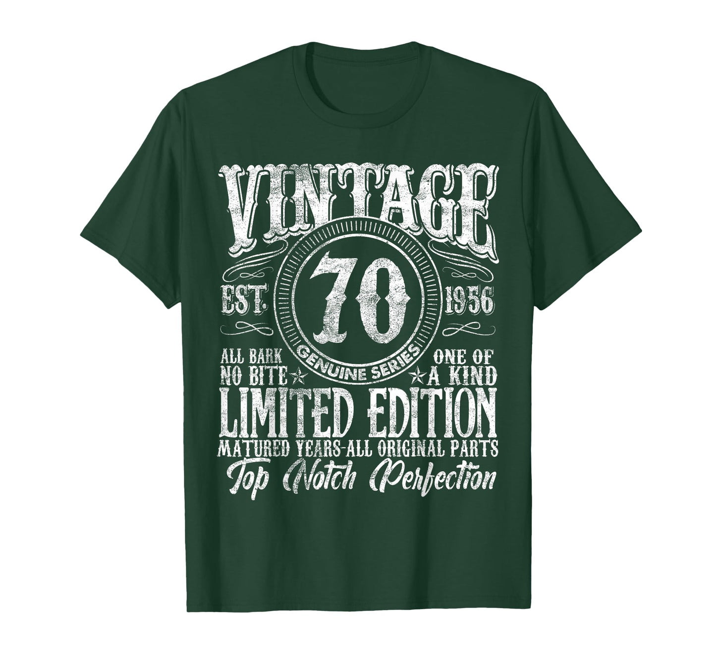 70 Year Old Gifts Vintage 1956 Limited Edition 70th Birthday T-Shirt