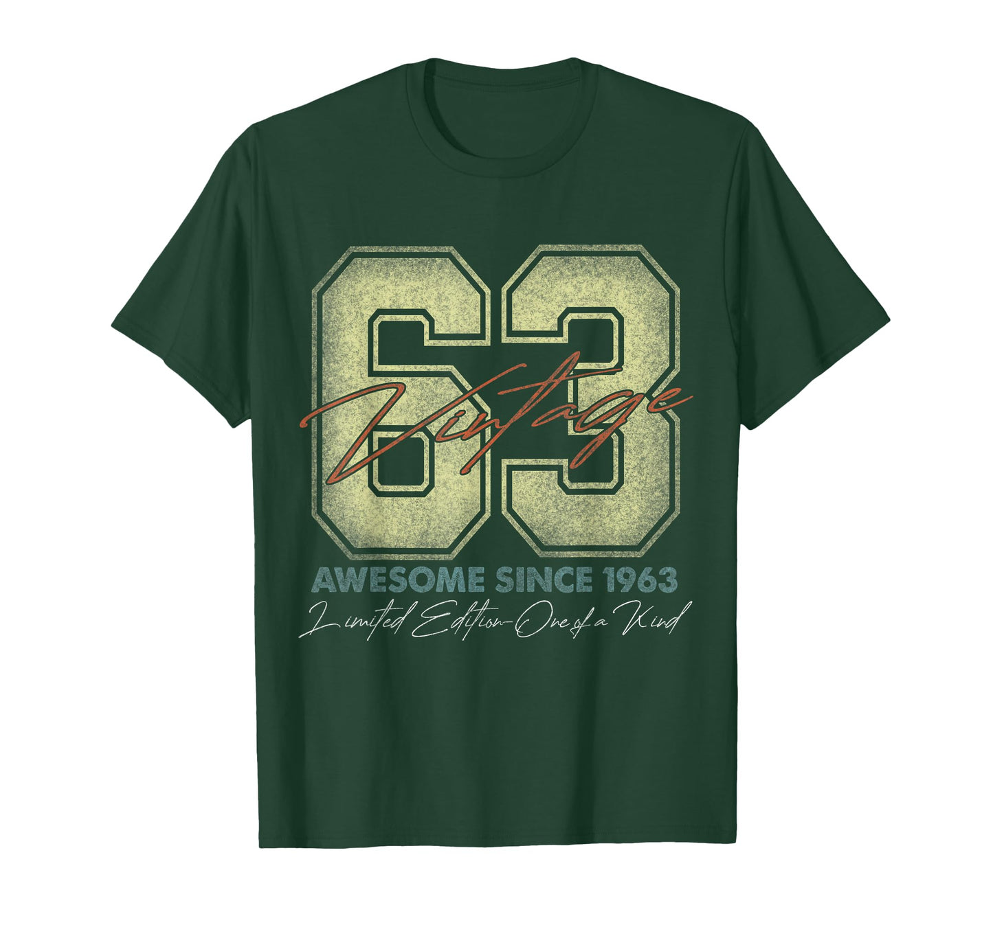 63 Year Old Gifts Vintage 1963 Limited Edition 63rd Birthday T-Shirt