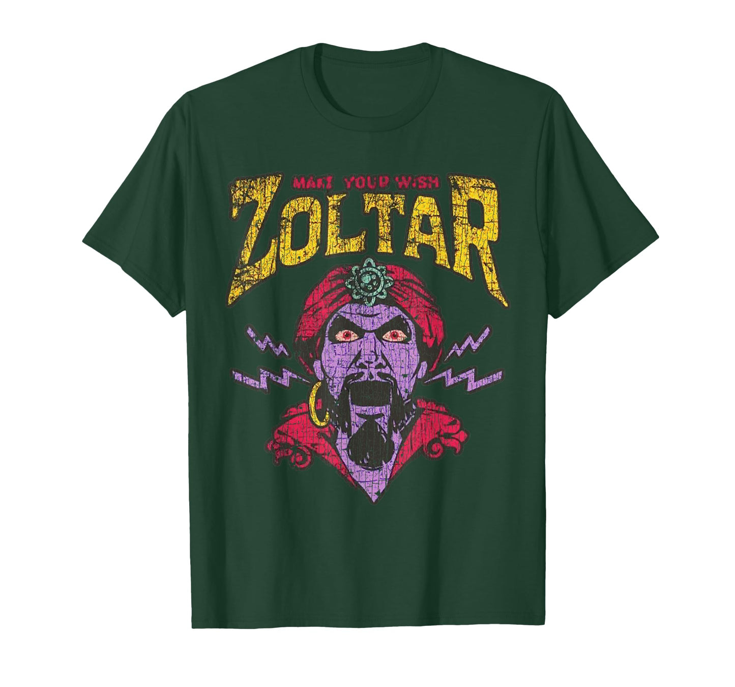 Zoltar Make Your Wish Fortune Teller Card Fairground Amuseme T-Shirt