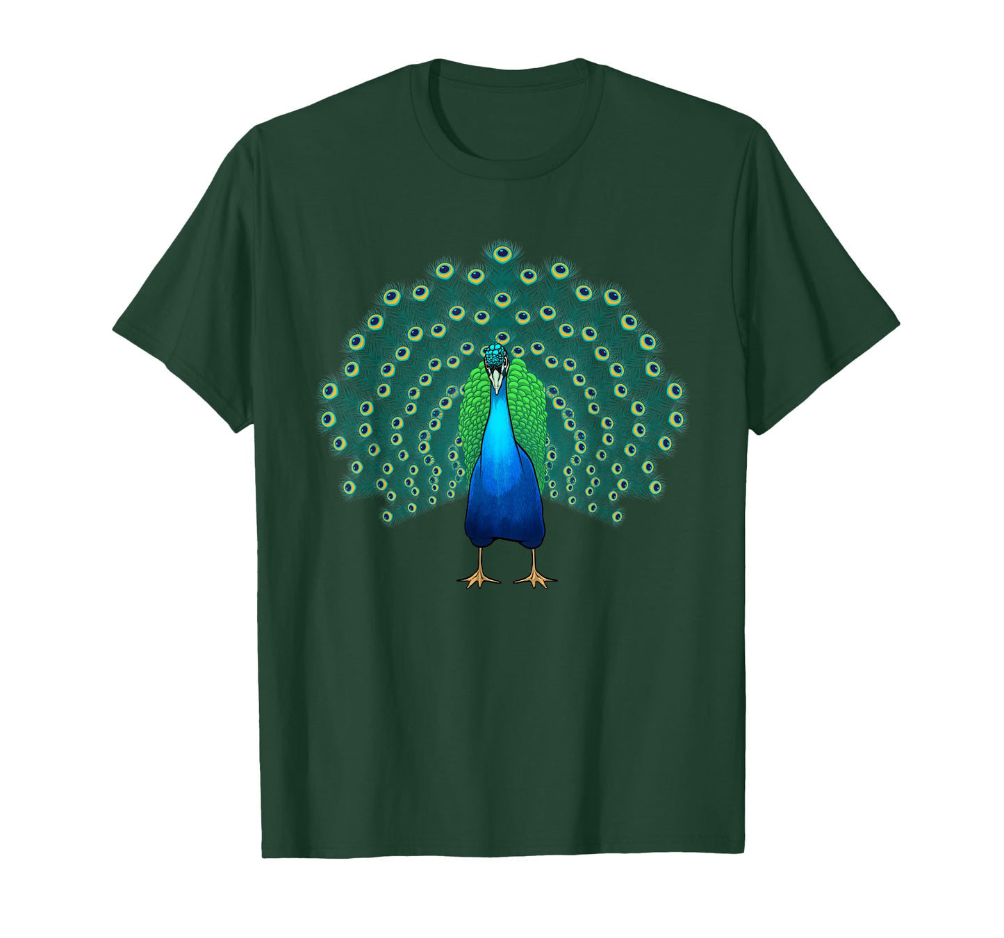 Cool Peacock Art for Men Women Peacock Feather Peacock Lover T-Shirt