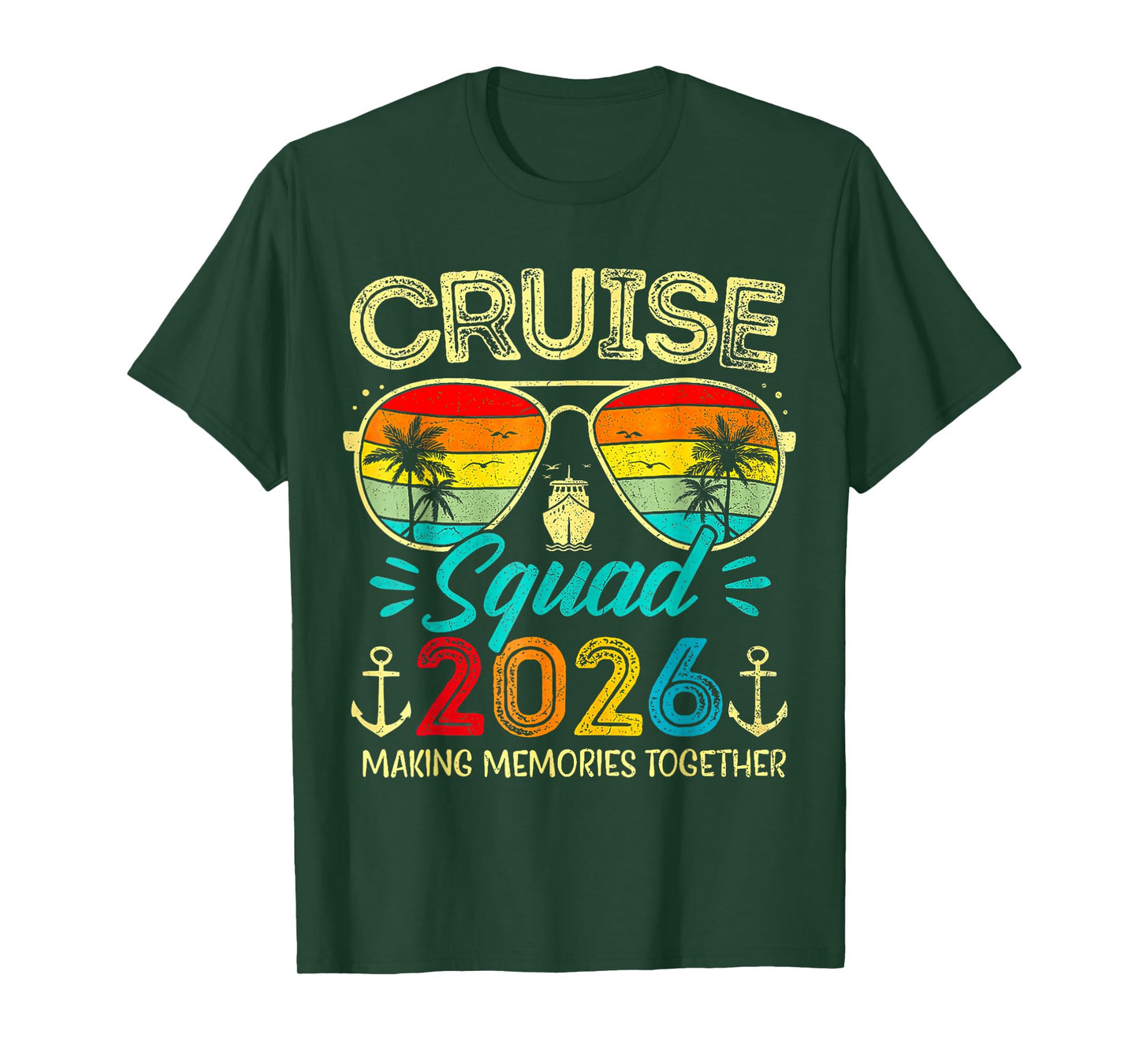 Cruise Squad 2026 Family Group Matching Summer Vacation T-Shirt