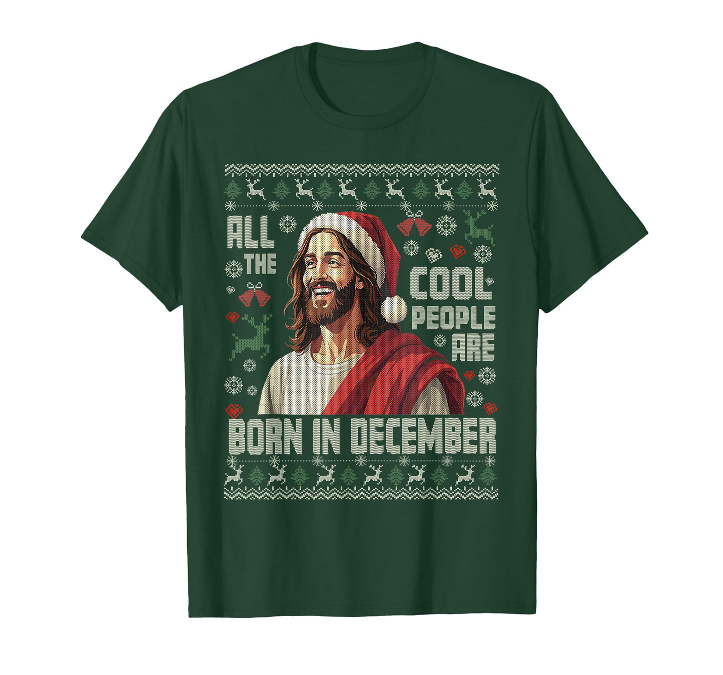 Cool People are Born in December Christian Christmas Bday T-Shirt