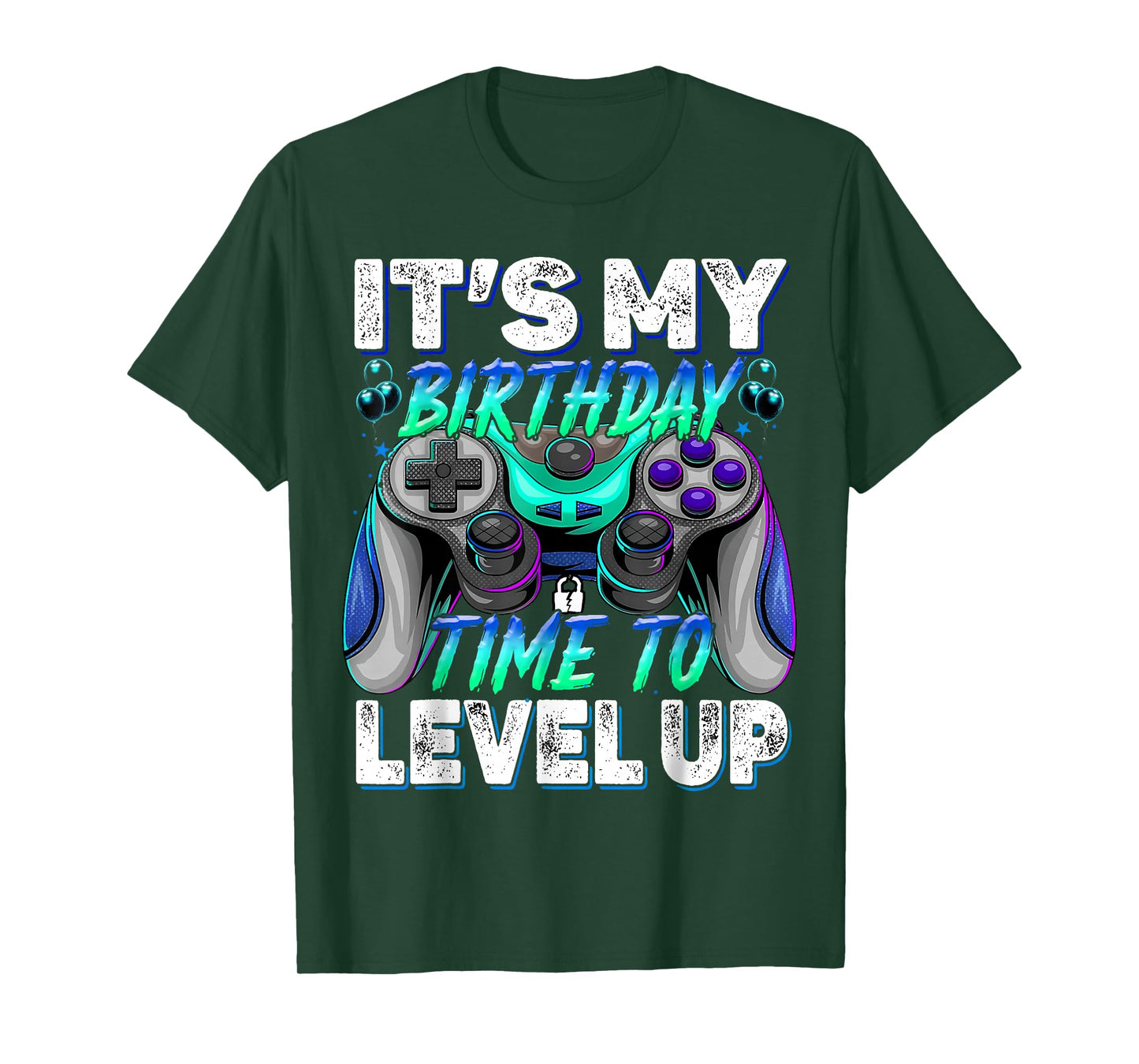 It's My Birthday Time to Level Up Video Game Birthday Boys T-Shirt