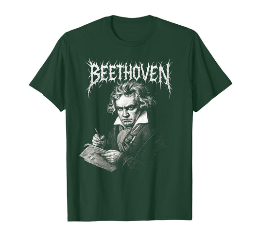 Beethoven Death Metal Classical Music Composer T-Shirt