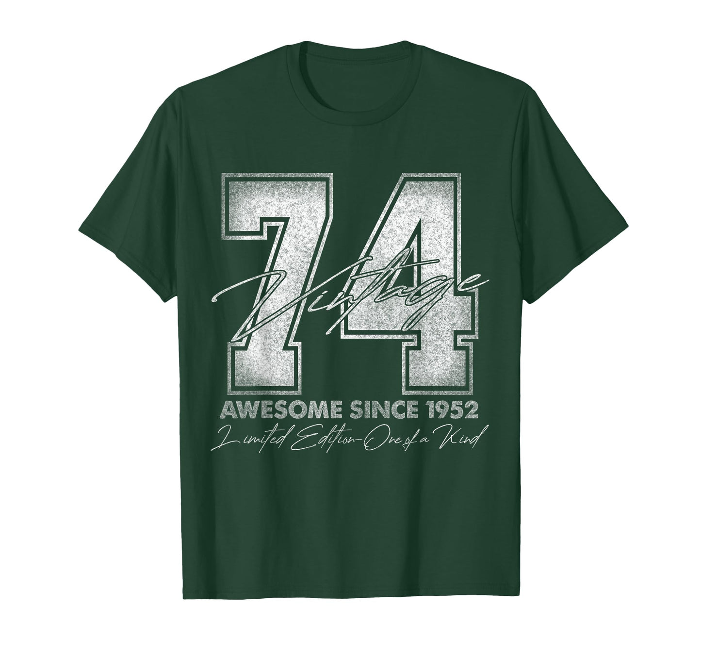 74 Year Old Gifts Vintage 1952 Limited Edition 74th Birthday T-Shirt