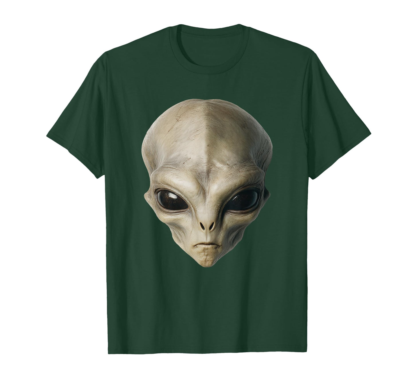 Alien Head Funny Costume Halloween Graphic T-Shirt