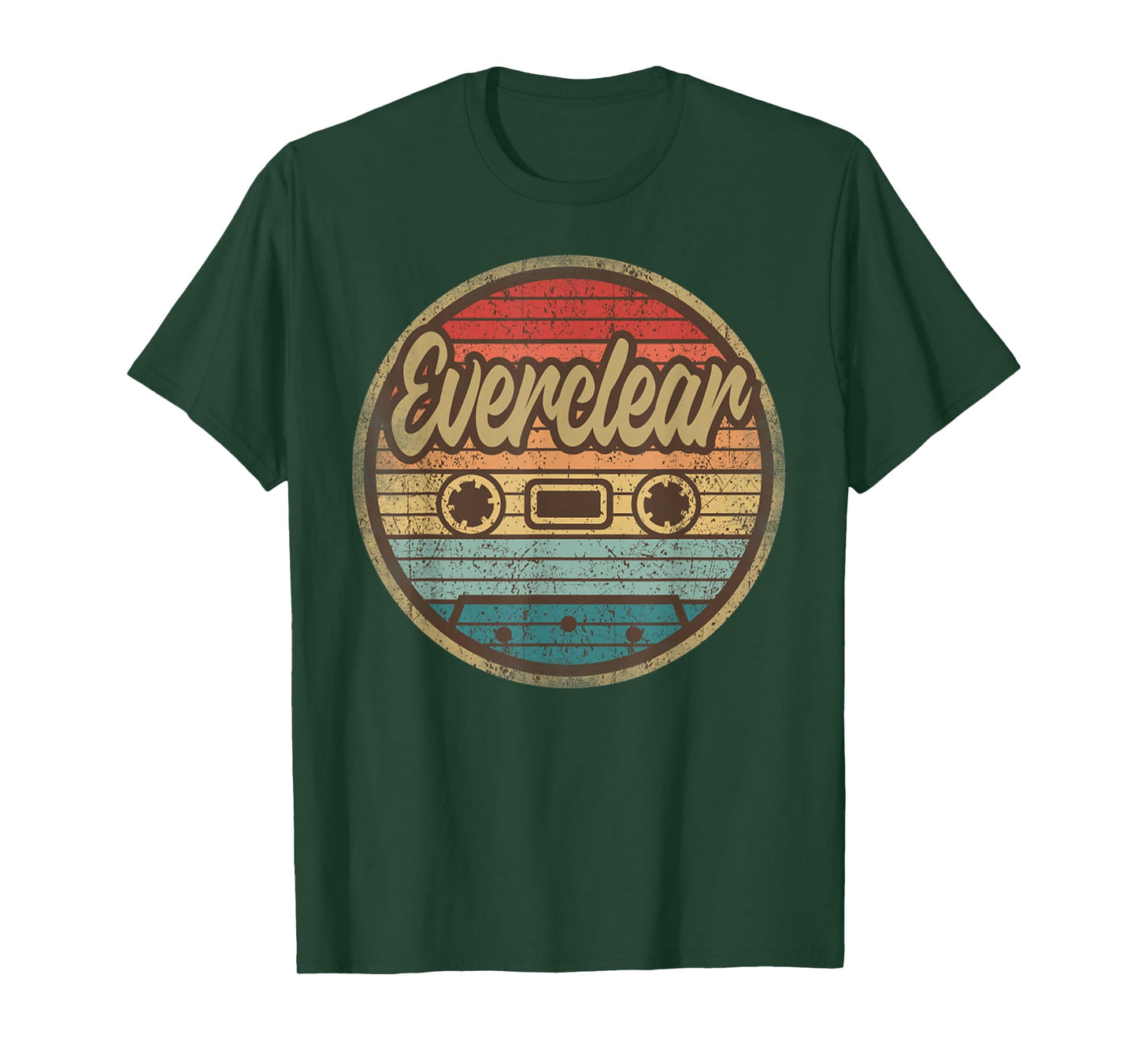 Vintage Eversclear Retro Musician 90s Rock Cassette T-Shirt