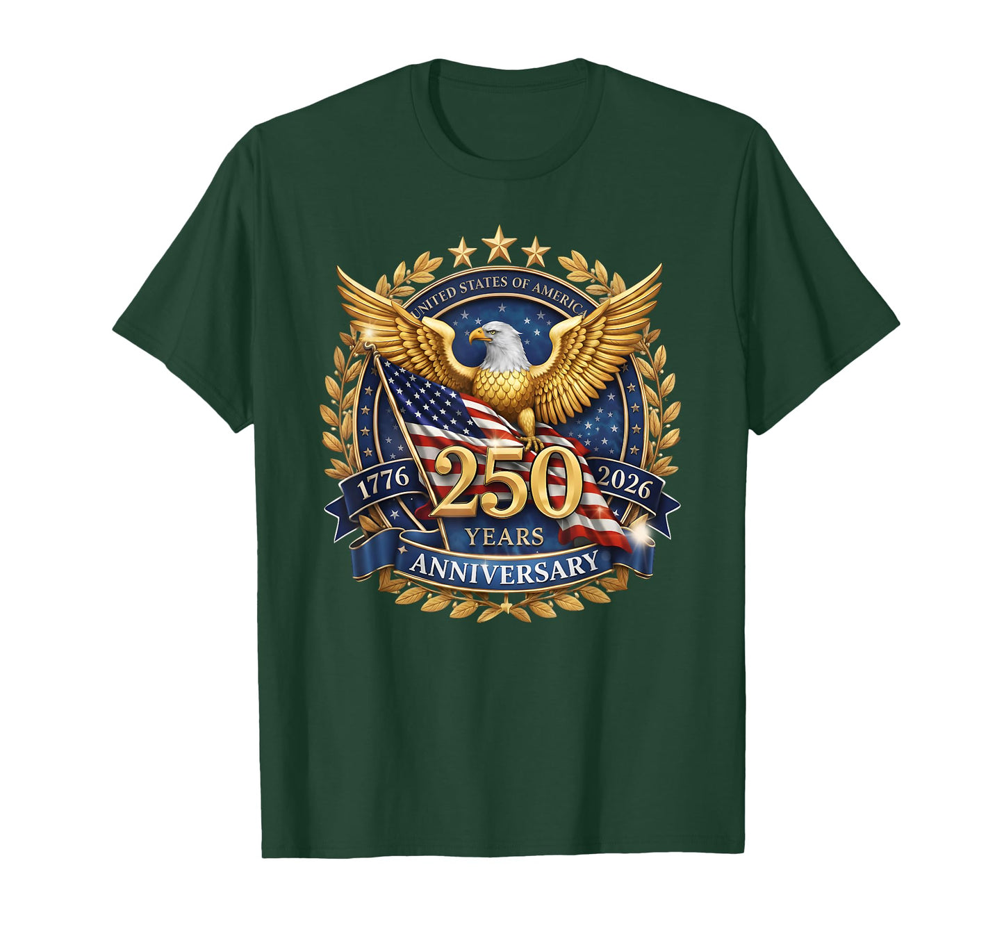 250 Years American 250th Anniversary 1776-2026 4th of July T-Shirt