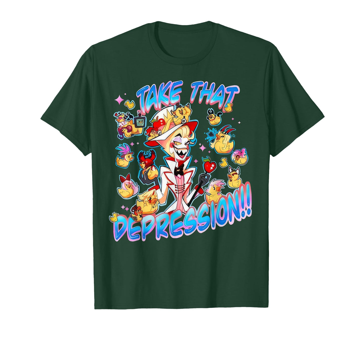 Take That Depression Rubber Ducky Meme Mental Health T-Shirt