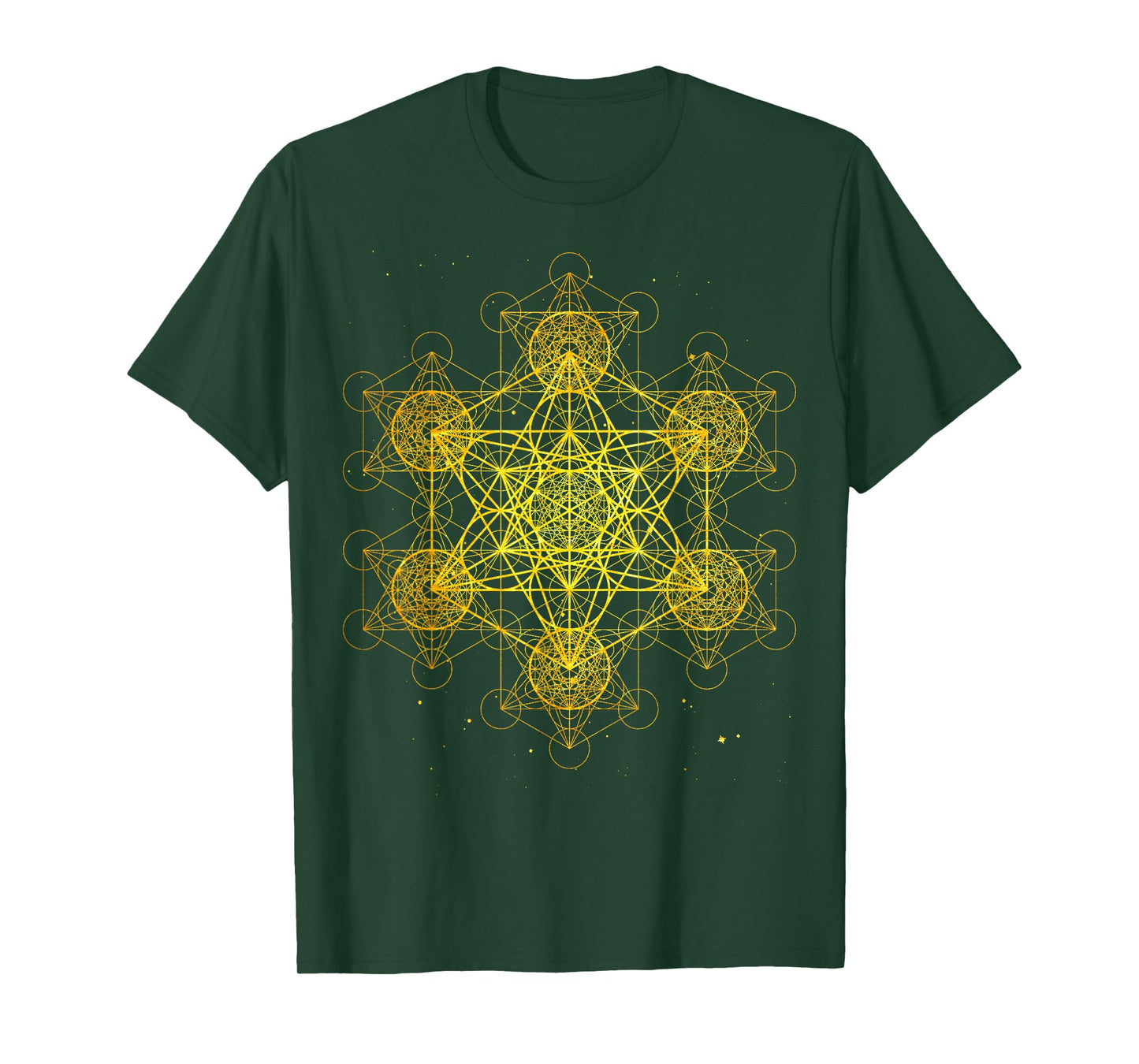 Beautiful Fractal Metatron’s Cube Sacred Geometry Spiritual T-Shirt
