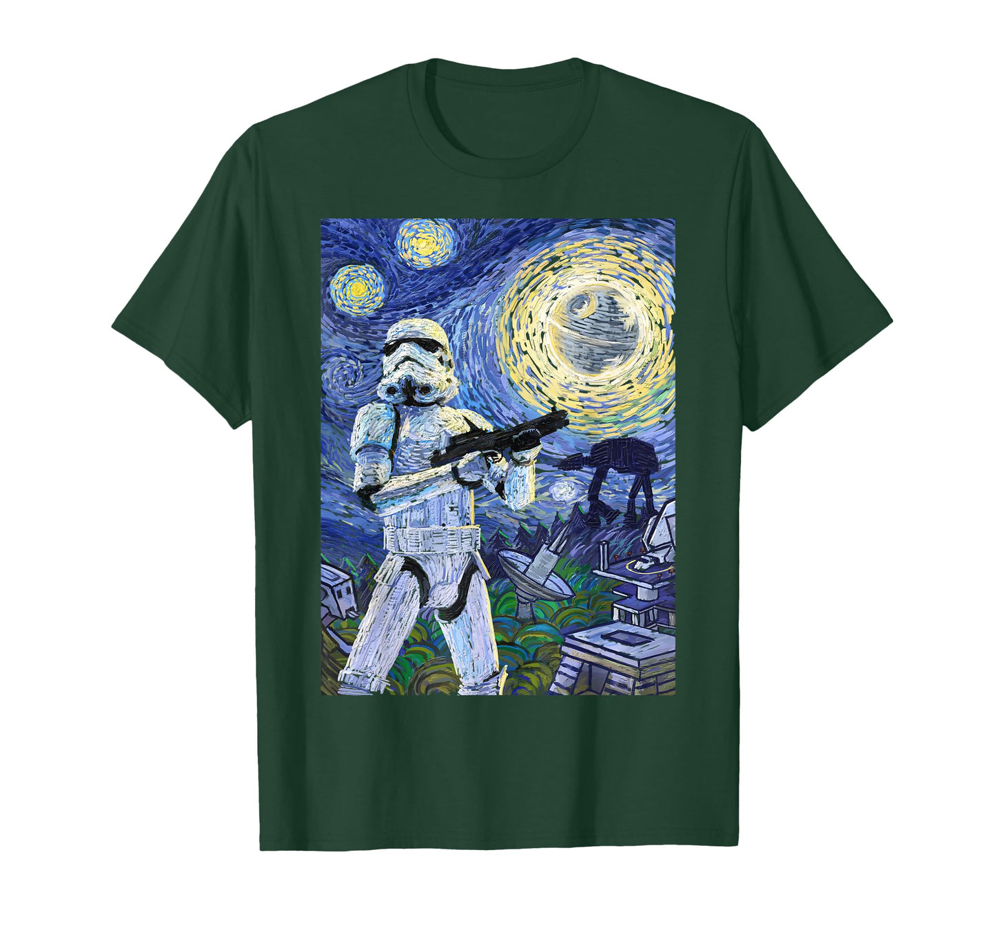 Star Wars Stormtrooper Starry Night Graphic T-Shirt C1 T-Shirt