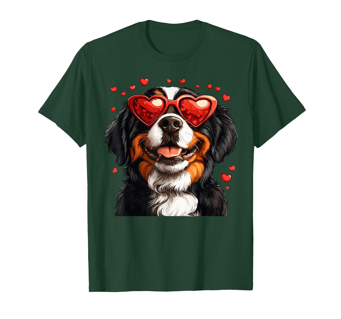 Bernese Mountain Cute Berner Dog Lover Valentines Day T-Shirt