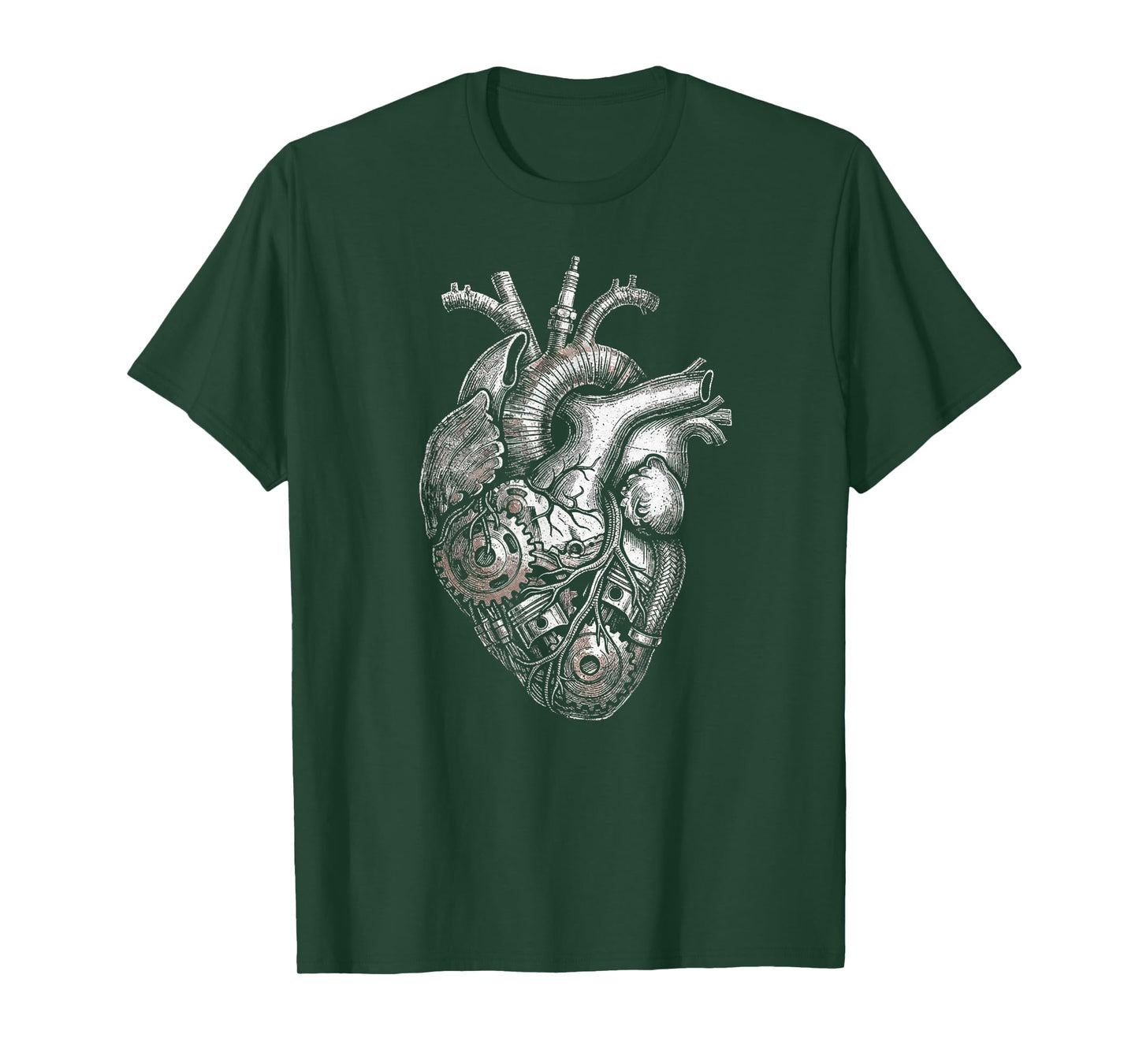 Auto Mechanic Heart Engine Anatomy Car Enthusiast T-Shirt
