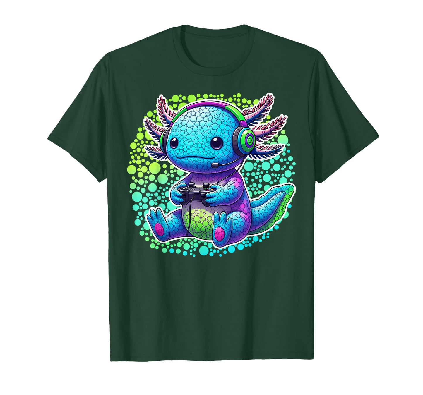 Happy Dot Day Axolotl Gamer Gamesolotl Kids Boys Girls Youth T-Shirt