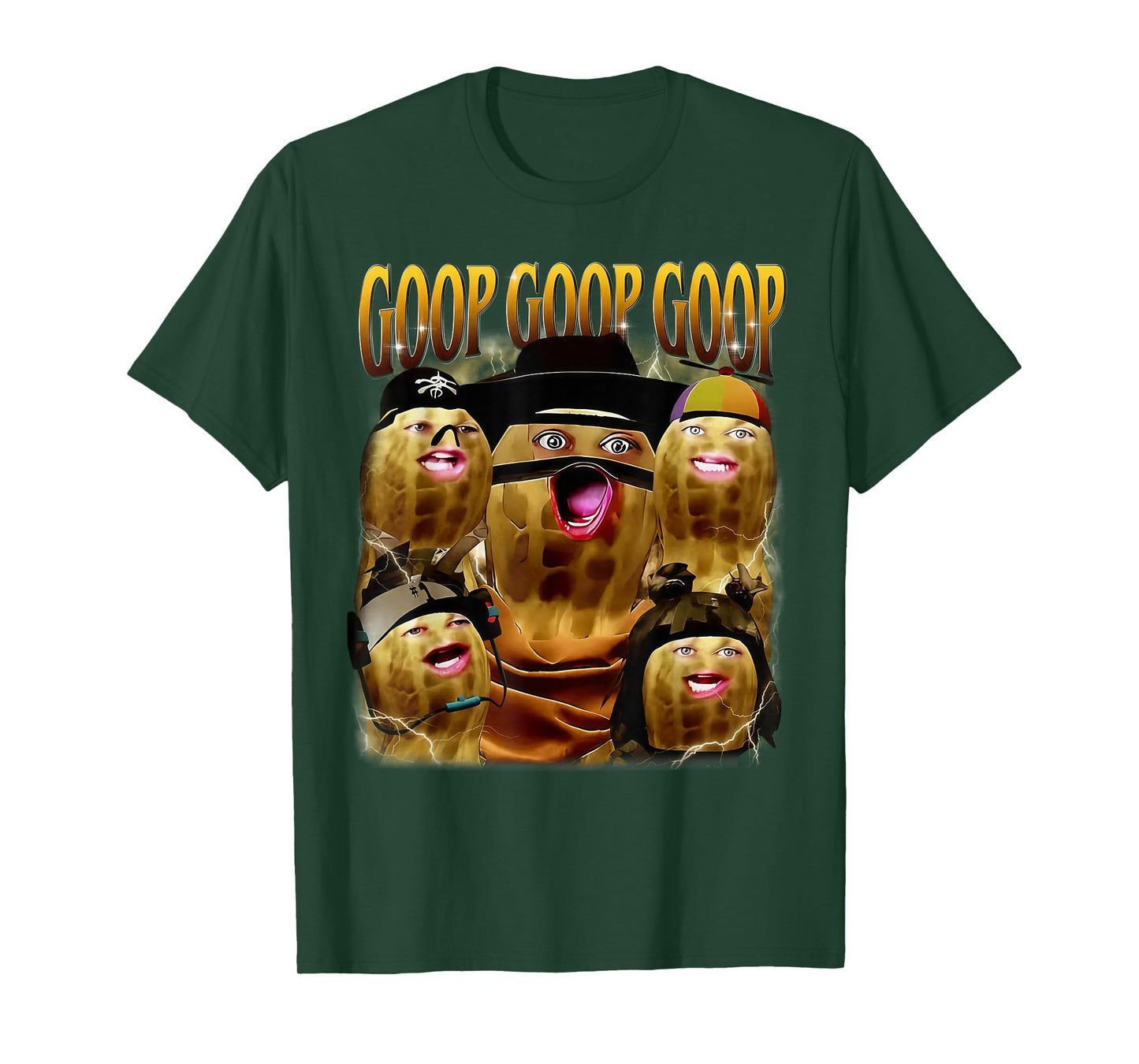 Funny Goop Goop Goop Cute Peanut Boys Girls T-Shirt