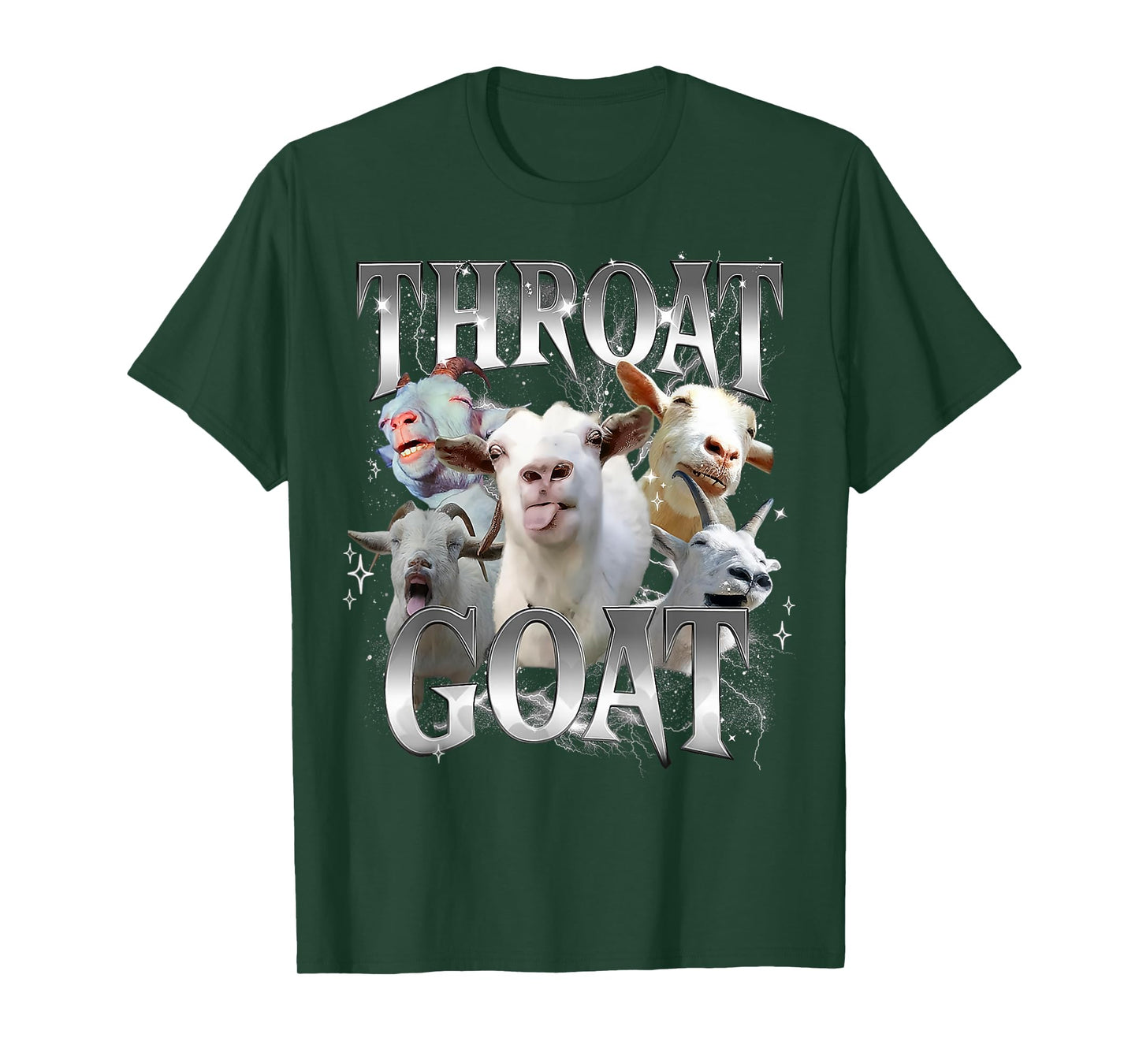 Throat Goat Funny Offensive Adult Humor Bootleg T-Shirt