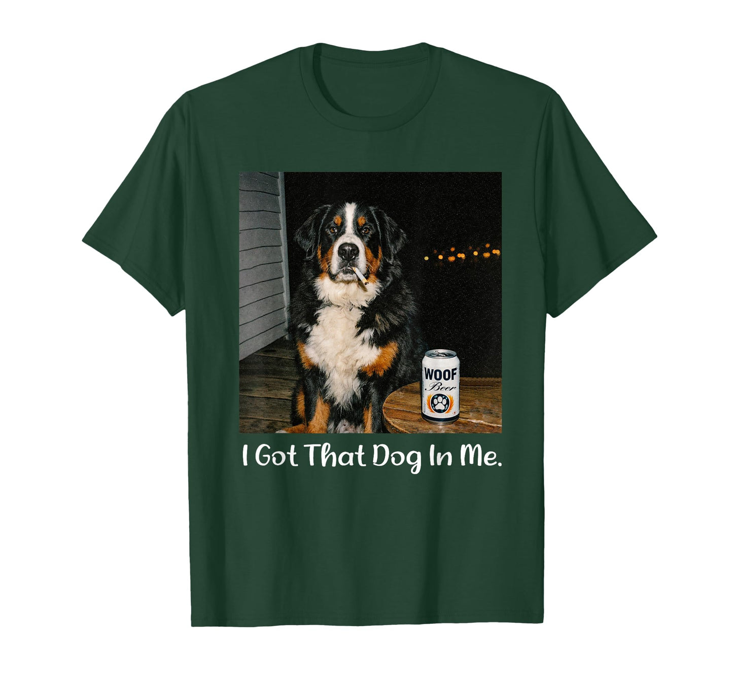I Got That Dog in Me Funny Bernese Mountain Dog Meme Tee T-Shirt