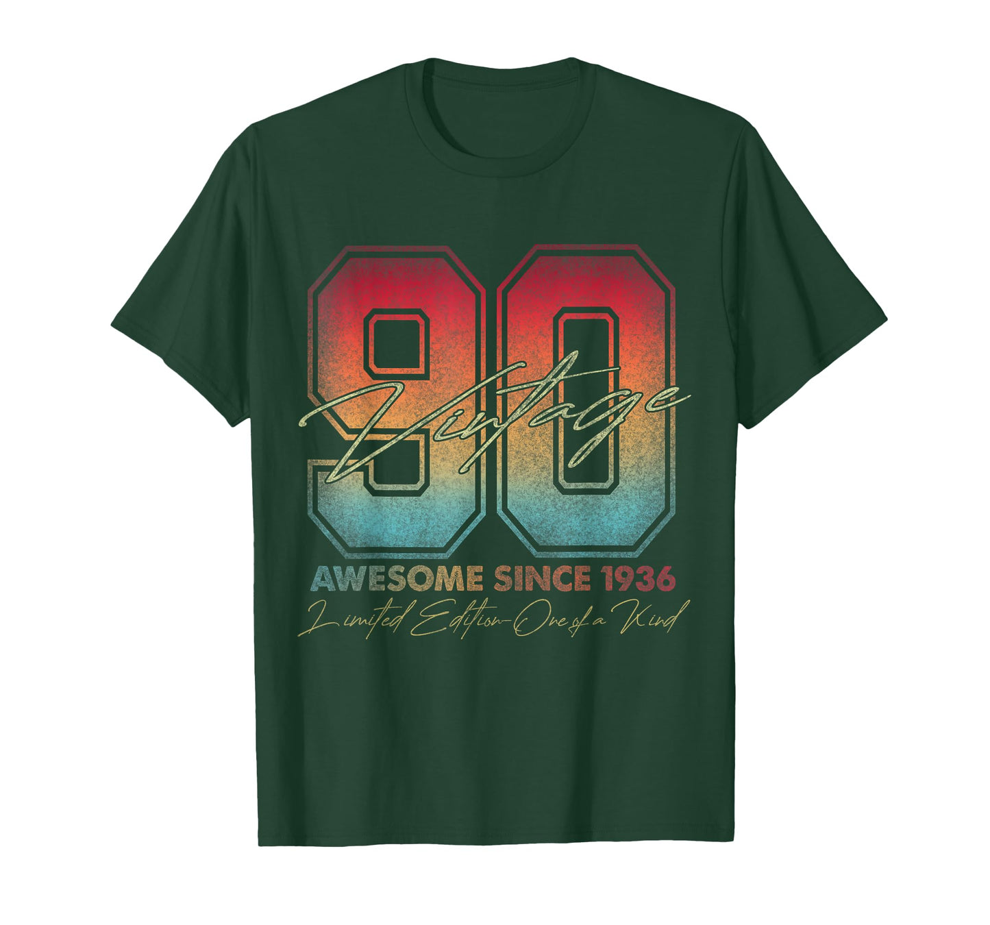 90 Year Old Gifts Vintage 1936 Limited Edition 90th Birthday T-Shirt