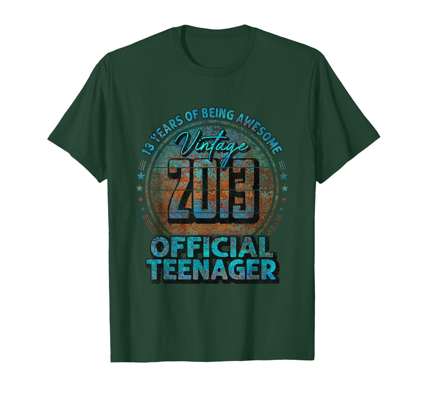 Vintage 2013 Limited Edition Shirt 13 Year Old 13th Birthday T-Shirt