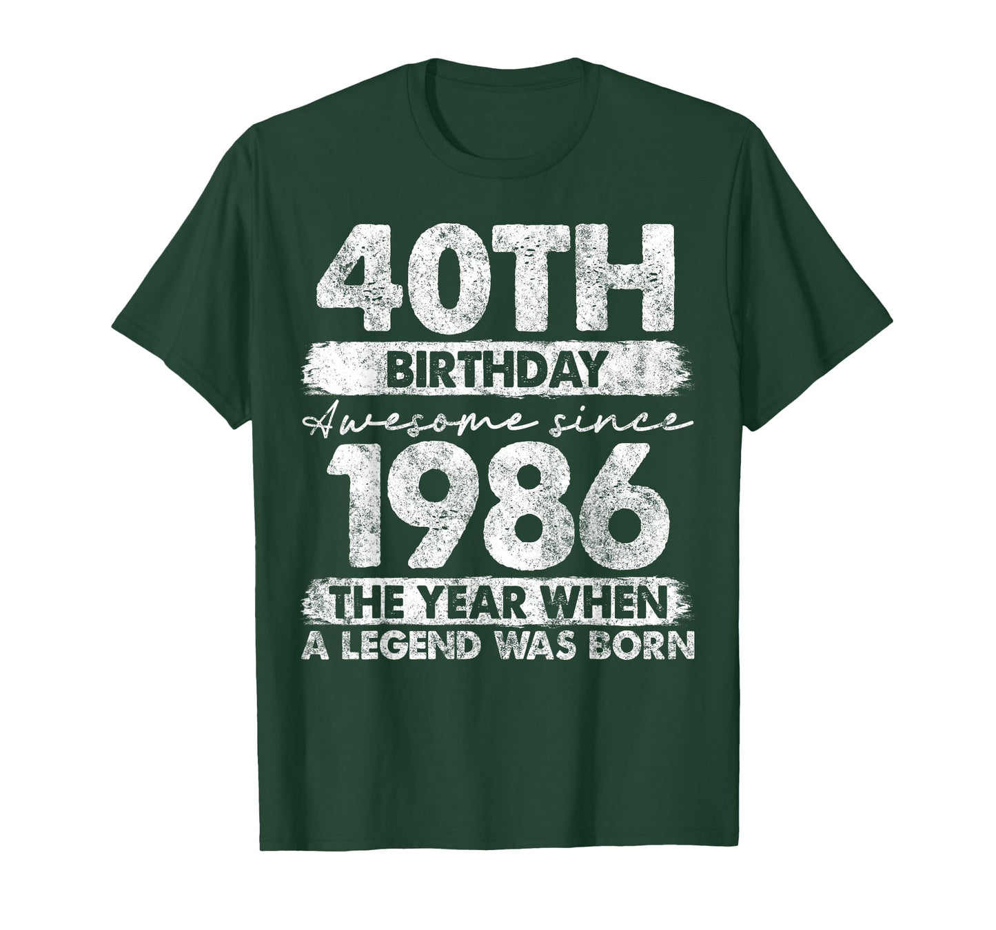 40 Year Old Gifts Vintage 1986 Limited Edition 40th Birthday T-Shirt