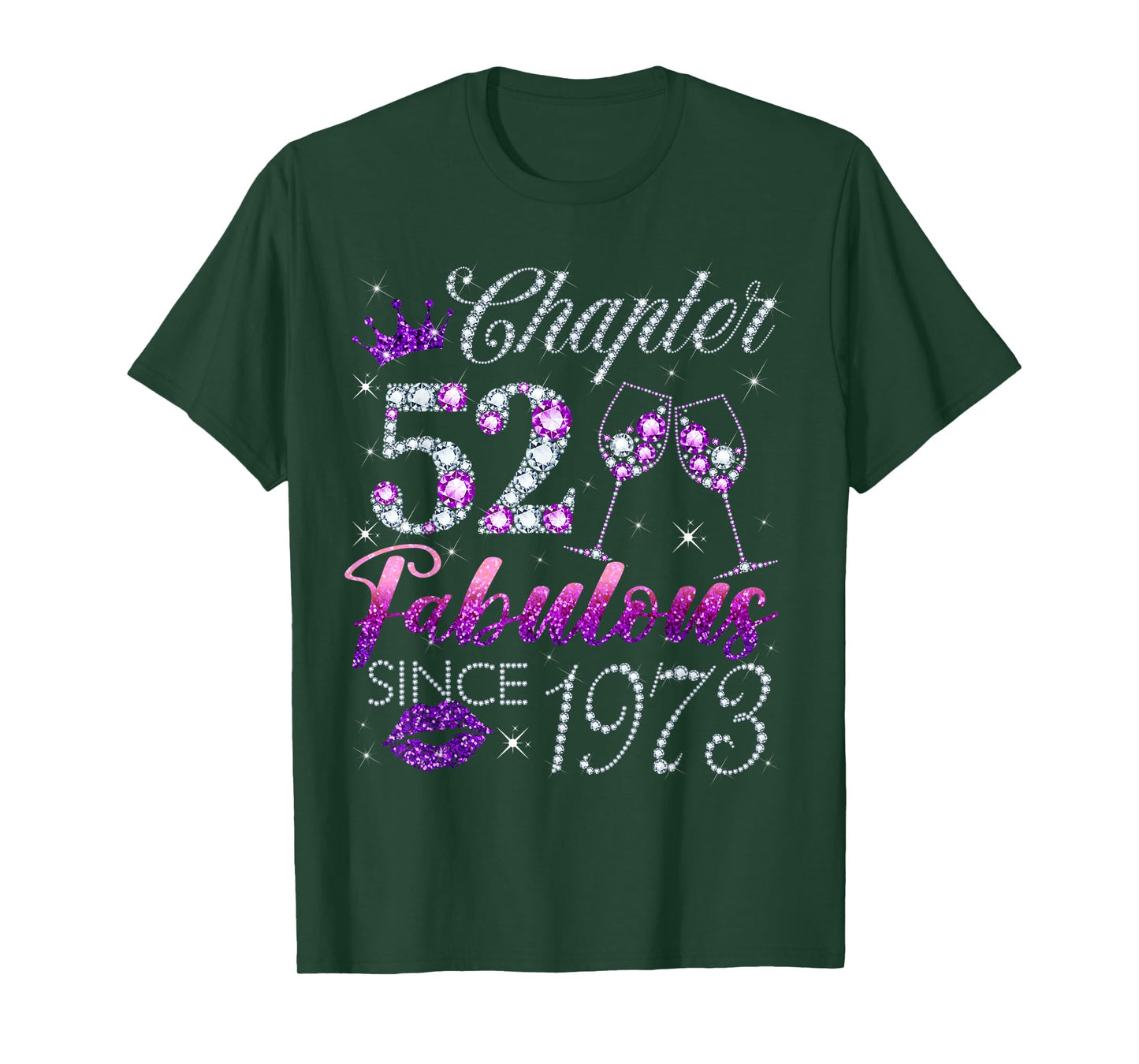 Chapter 52 Fabulous Since 1973 52 Years Old Women Lady T-Shirt