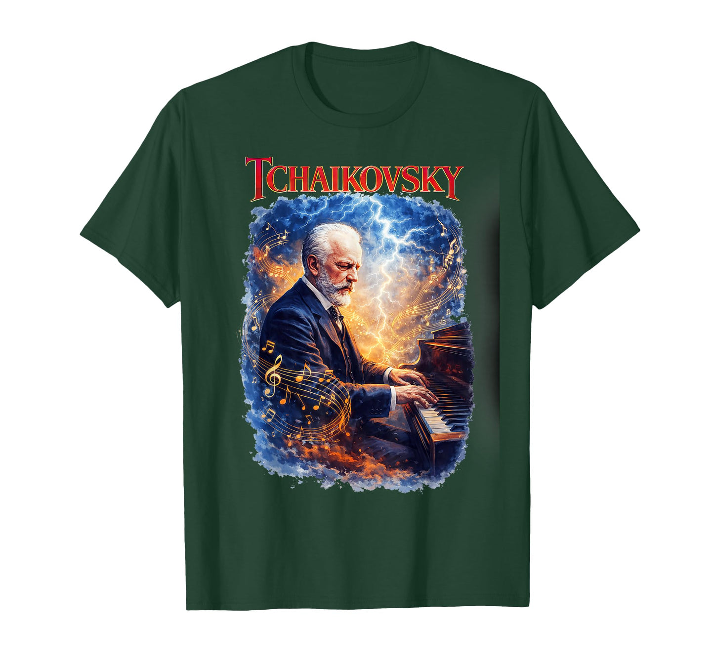 Pyotr Ilyich Tchaikovsky Composer T-Shirt