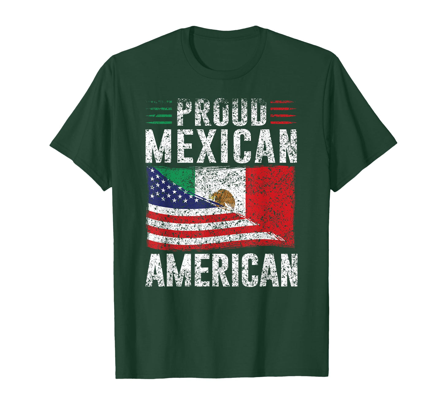 Proud Mexican American Usa Mexico America Mexican American T-Shirt