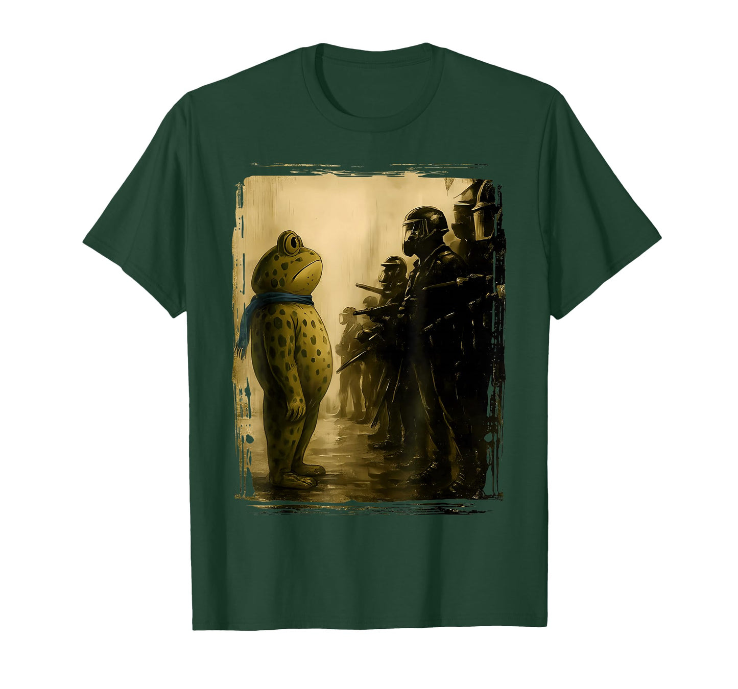 Portland Frog Protest Funny Frog Shirt for Men and Women T-Shirt