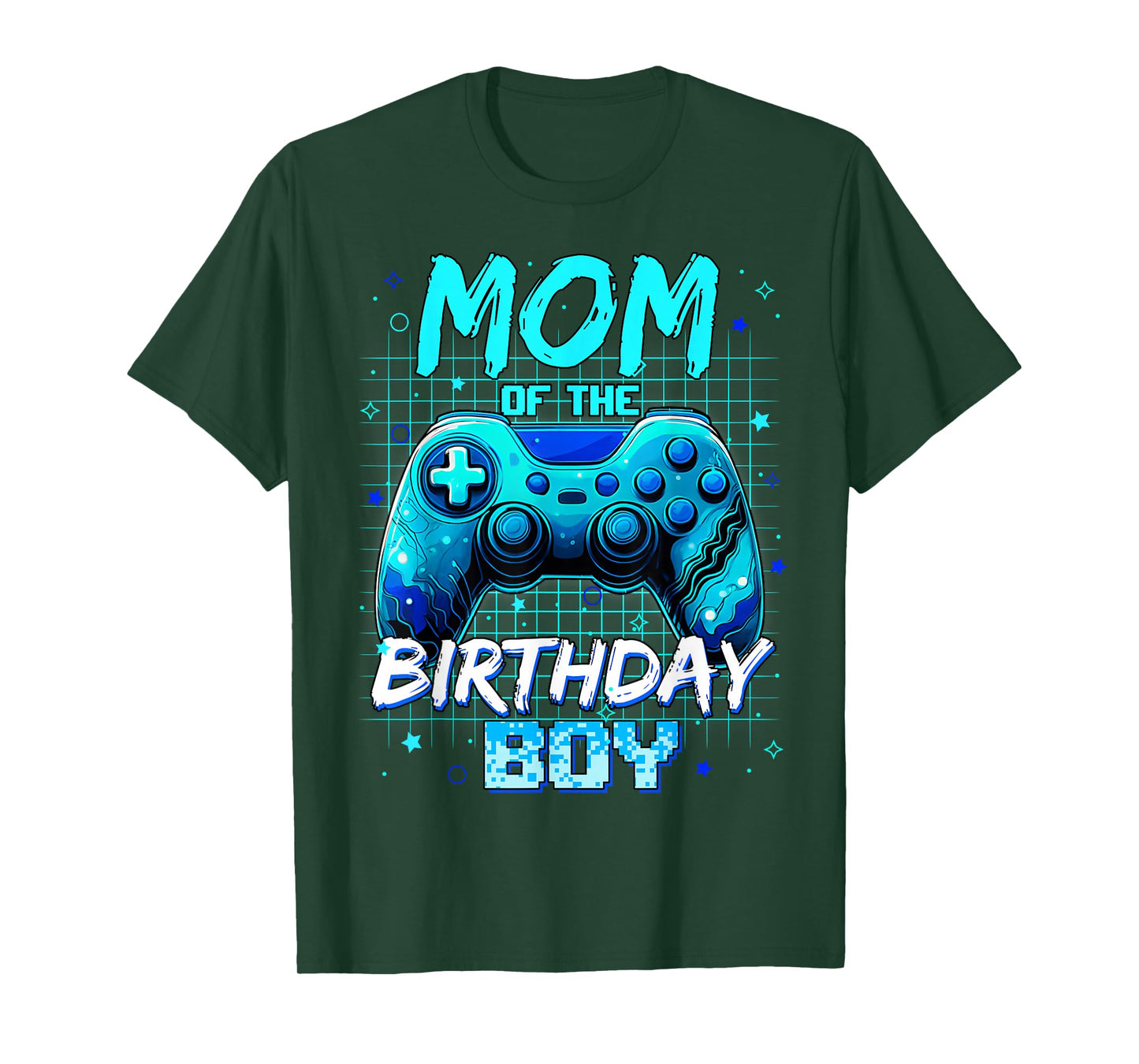 Mom of The Birthday Boy Video Game Family Matching Party T-Shirt