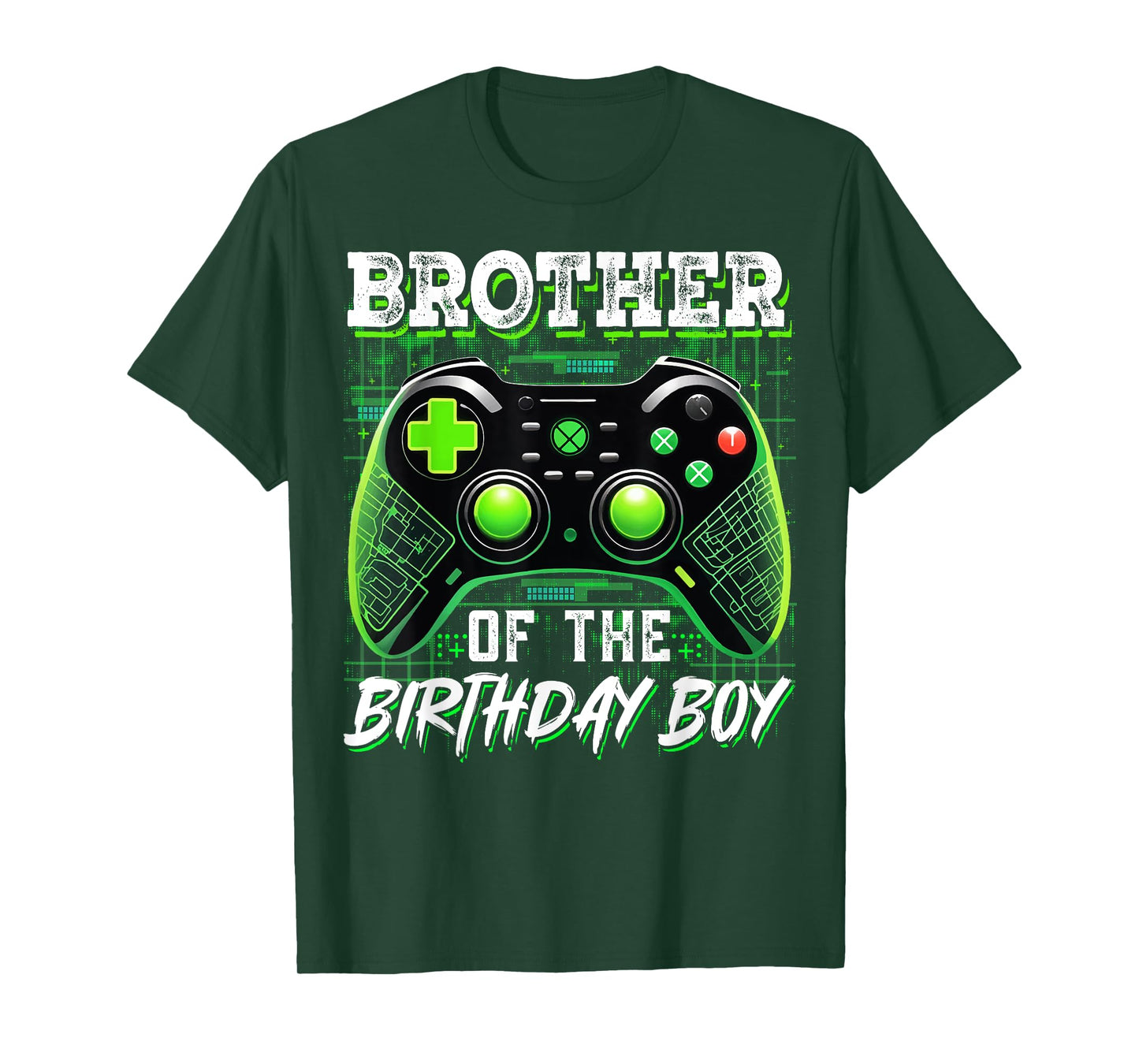 Brother Of The Birthday Boy Matching Video Gamer Birthday T-Shirt