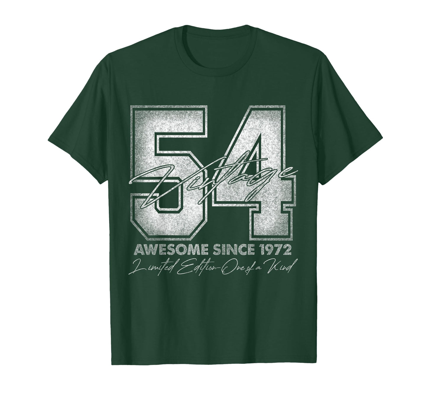 54 Year Old Gifts Vintage 1972 Limited Edition 54th Birthday T-Shirt
