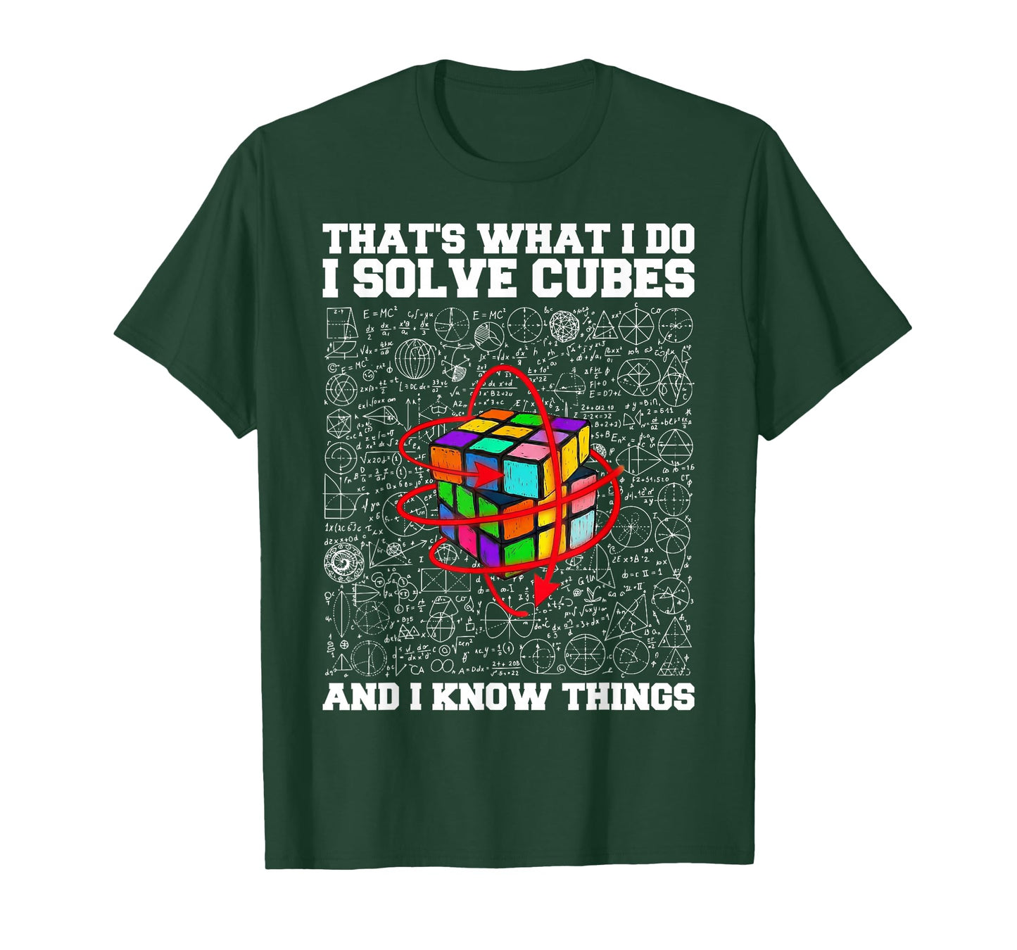 Funny Puzzle Cube Speed Cubing Costume for Kids Boys Youth T-Shirt
