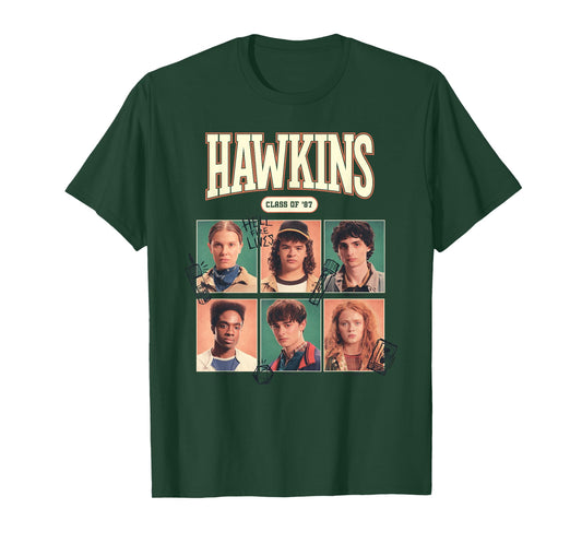 Stranger Things Hawkins Class of 87 Officially Licensed T-Shirt