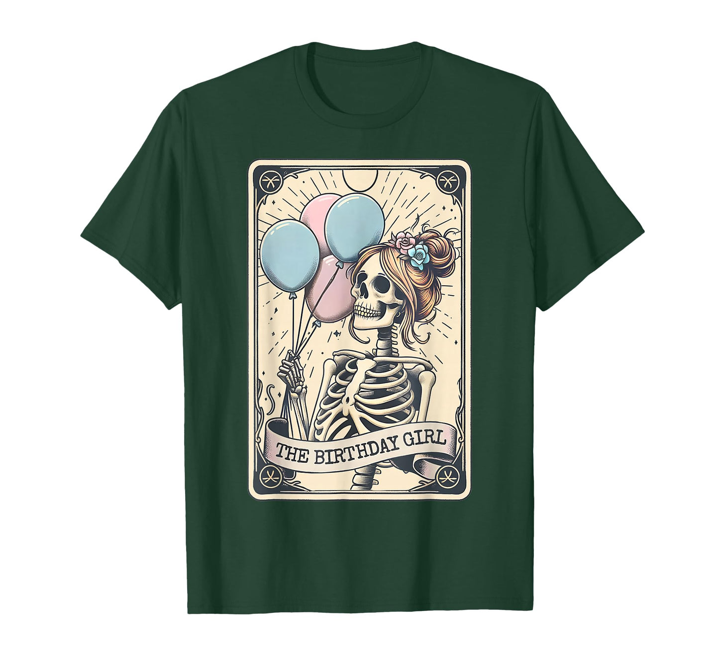 It's My Birthday Tarot Card, Funny Skeleton Birthday T-Shirt