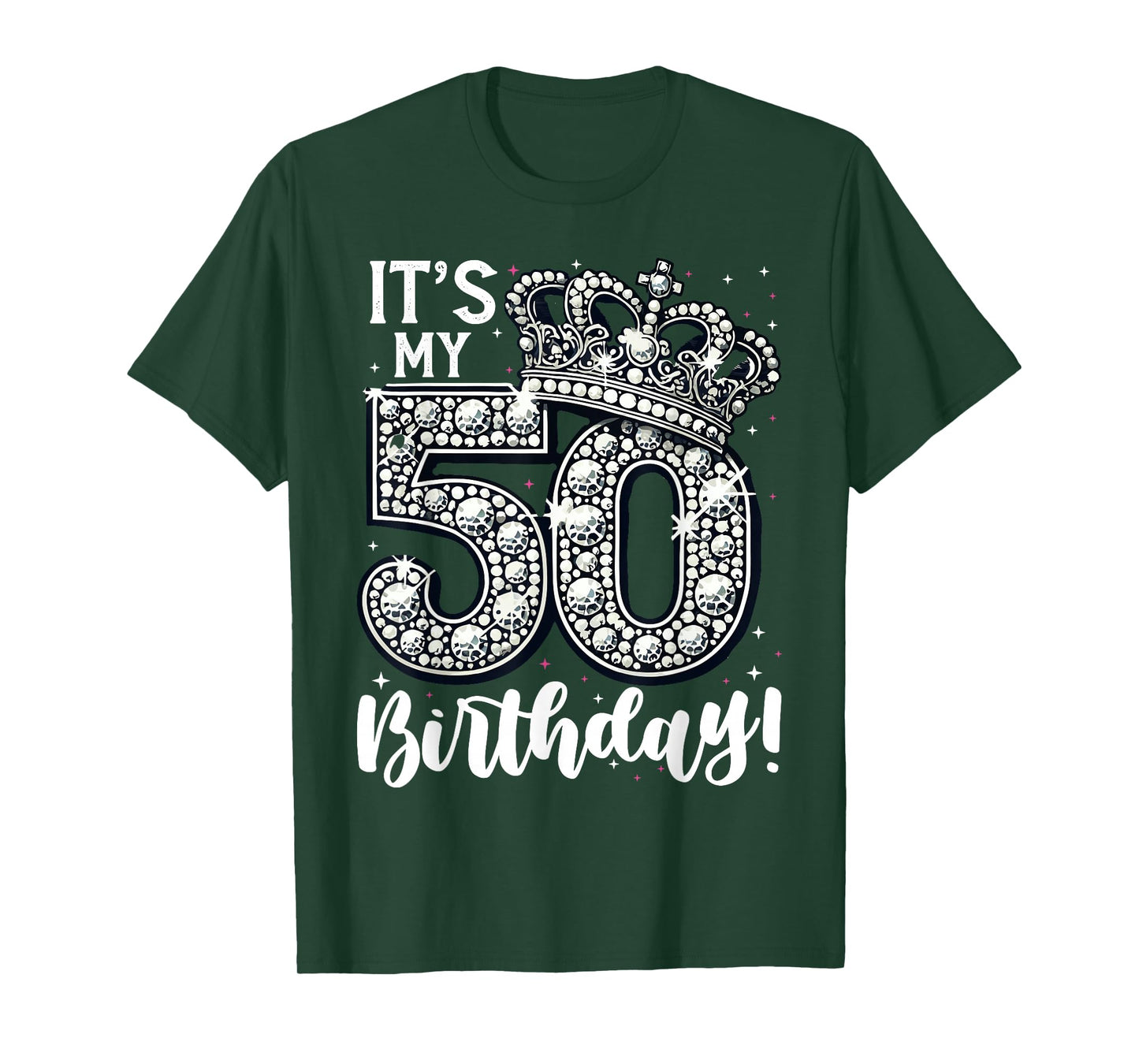 50 years old It's my Birthday Funny 50th Birthday Women T-Shirt